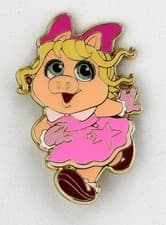Baby Miss Piggy - Muppet Babies - Mystery Pin front