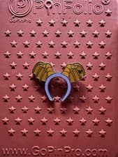 Figment Ear Headbands Trading Pin front