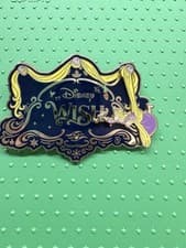 Disney Wish Cruise Line - Swinging Rapunzel Pin front