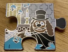 Rowlf as Organist Muppet Haunted Mansion Puzzle Pin front