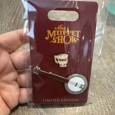 WDI Banjo & Teacup The Muppet Show Pin front