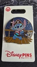 Disney Cruise Line DCL Stitch Pirate Pin front