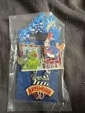Disney Pin Muppet Vision 3D Dangle Kermit Waldo front