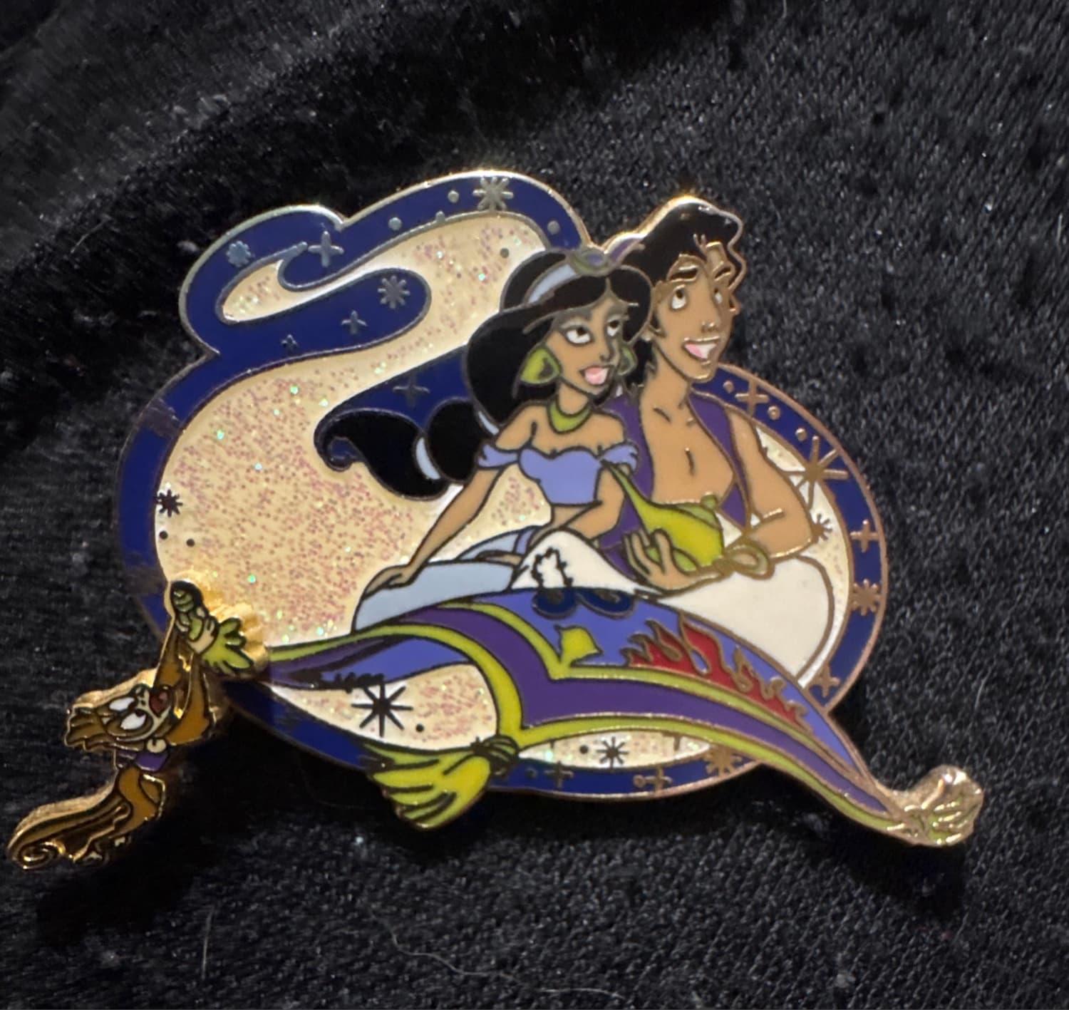 Jasmine & Aladdin Magic Carpet Ride Magic is in the Air Quarterly LE Pin