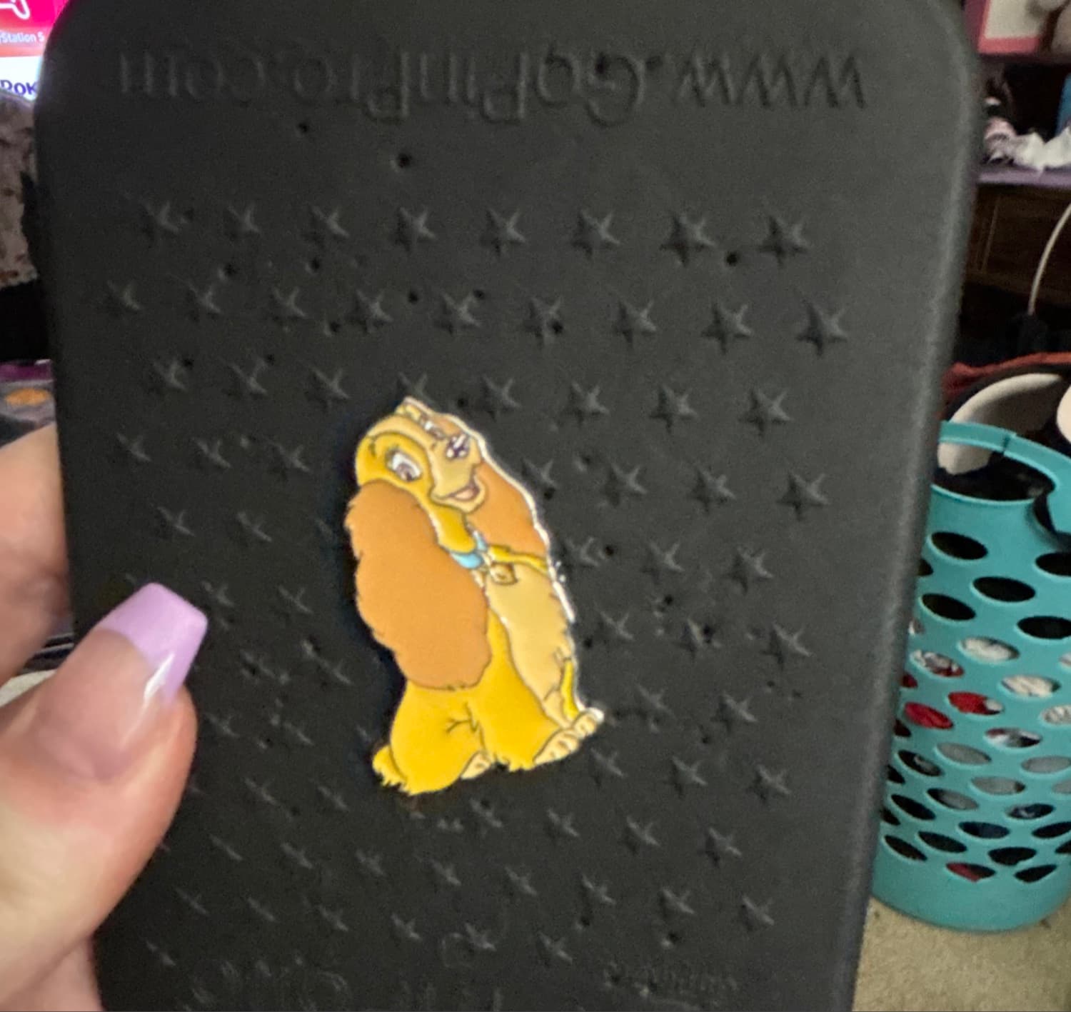 Lady (Lady and the Tramp) Enamel Pin front