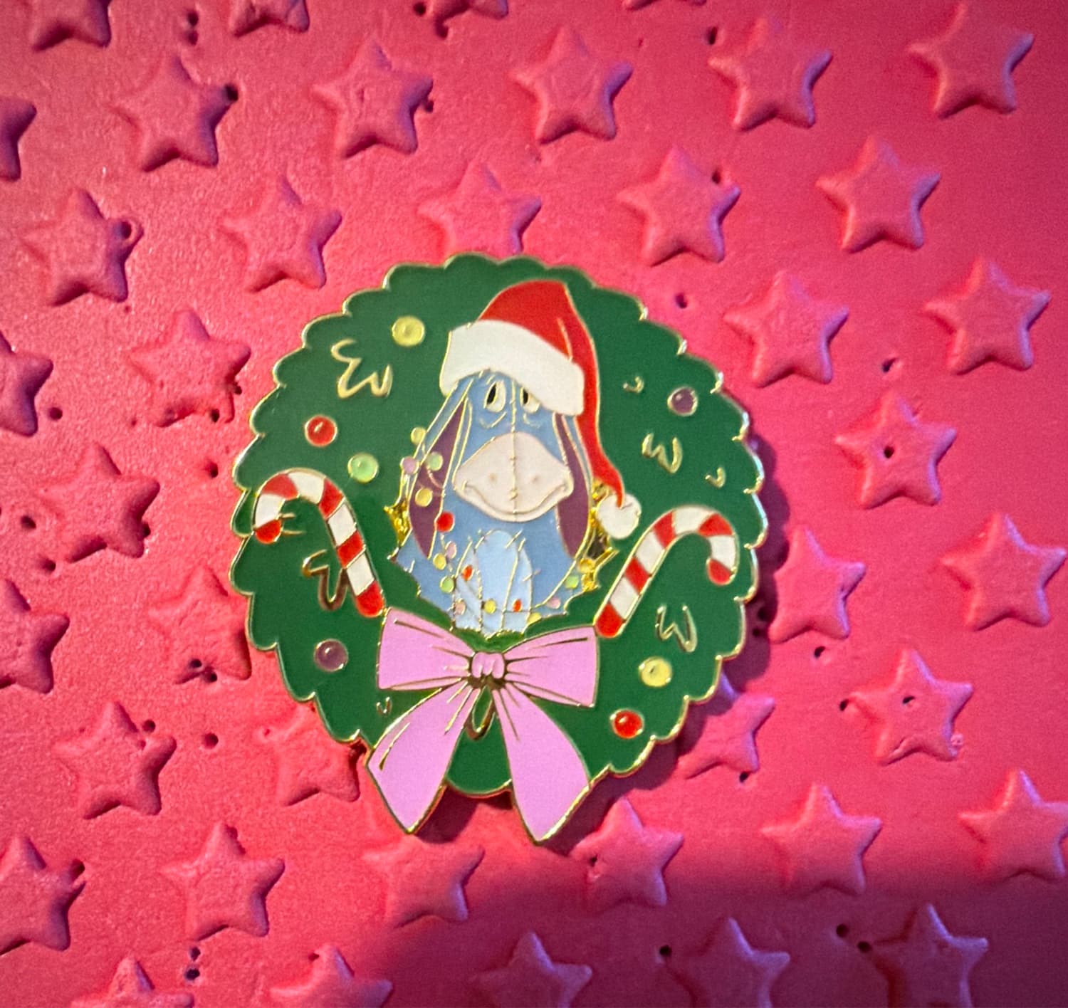Loungefly Disney Winnie the Pooh Holiday Wreath Blind Box Enamel Pin Set