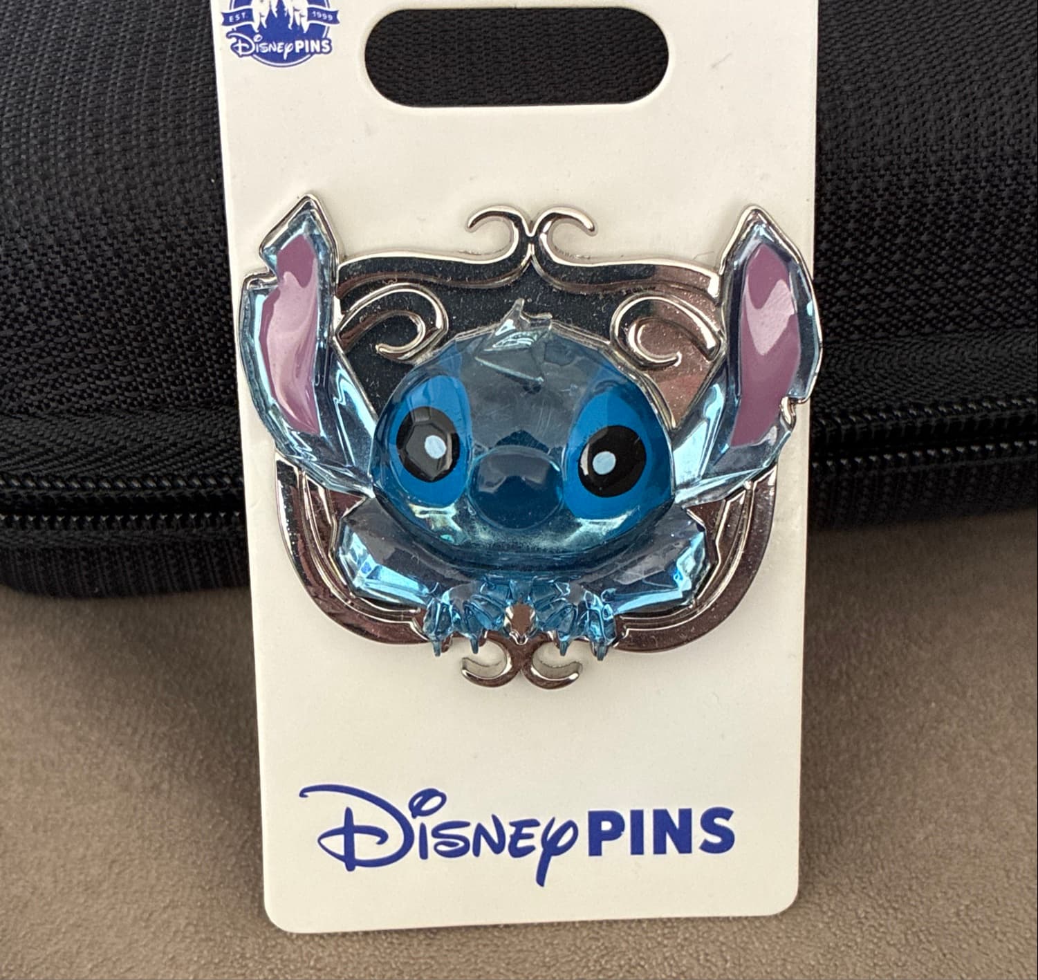 Stitch 3D Sculpted Acrylic Crystal Pin