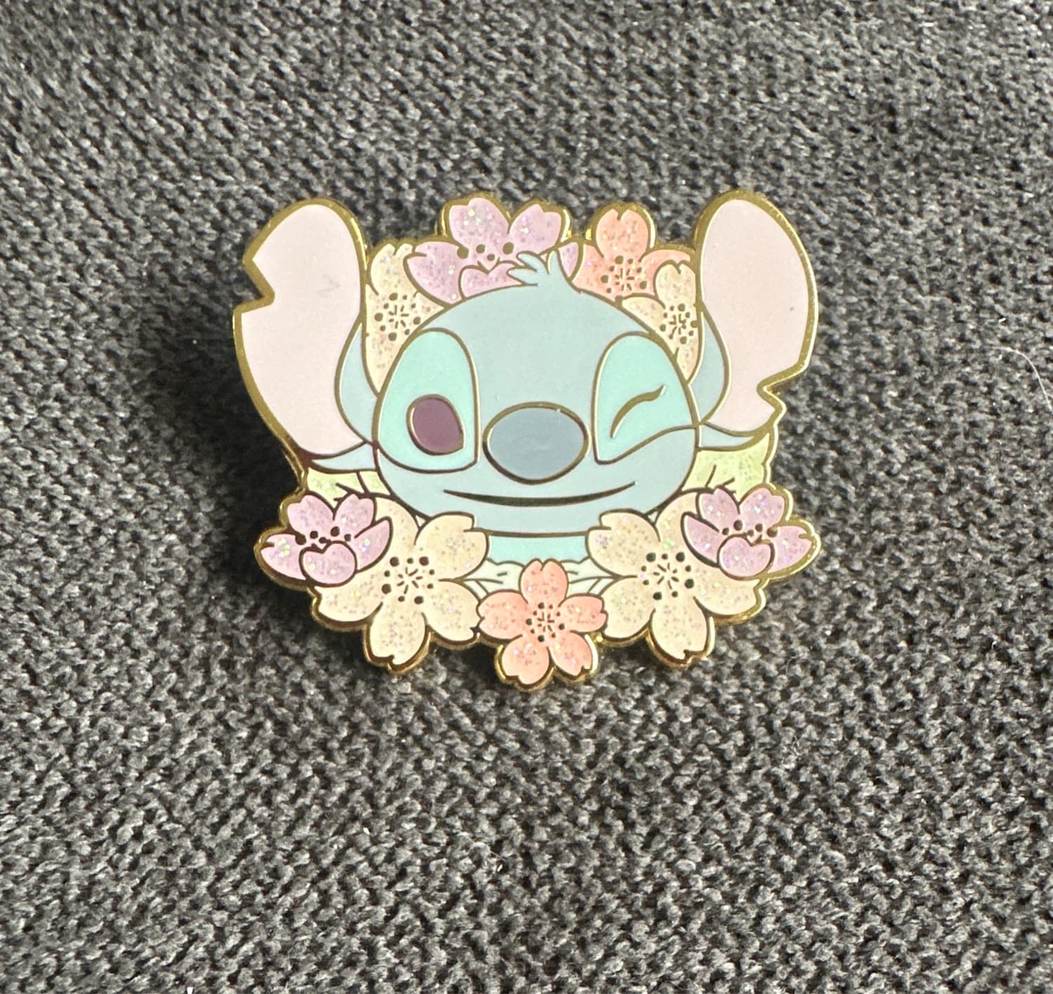 Stitch Cherry Blossom Glitter (CHASER) front