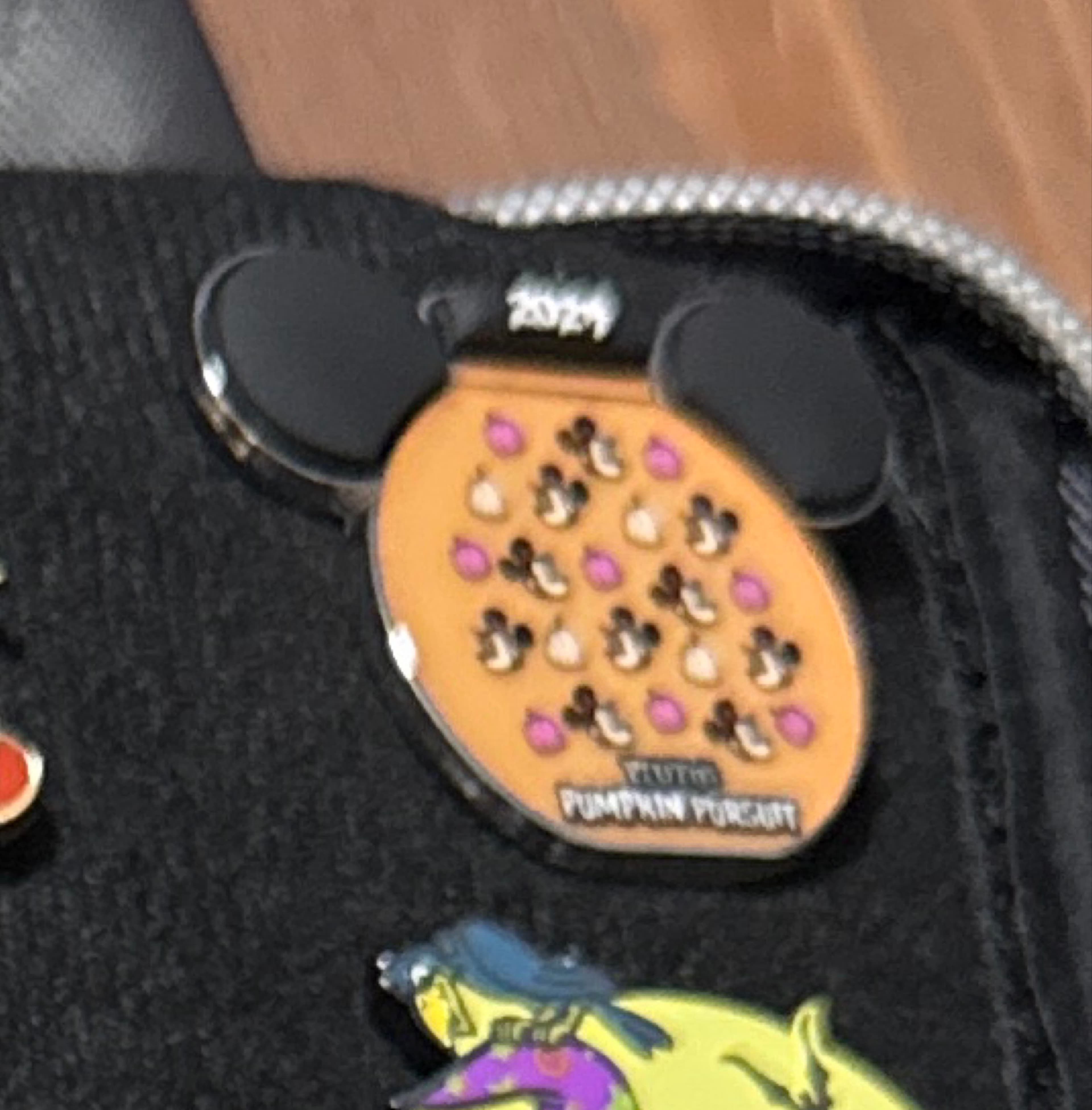 Pluto's Pumpkin Pursuit 2024 Event Pin front
