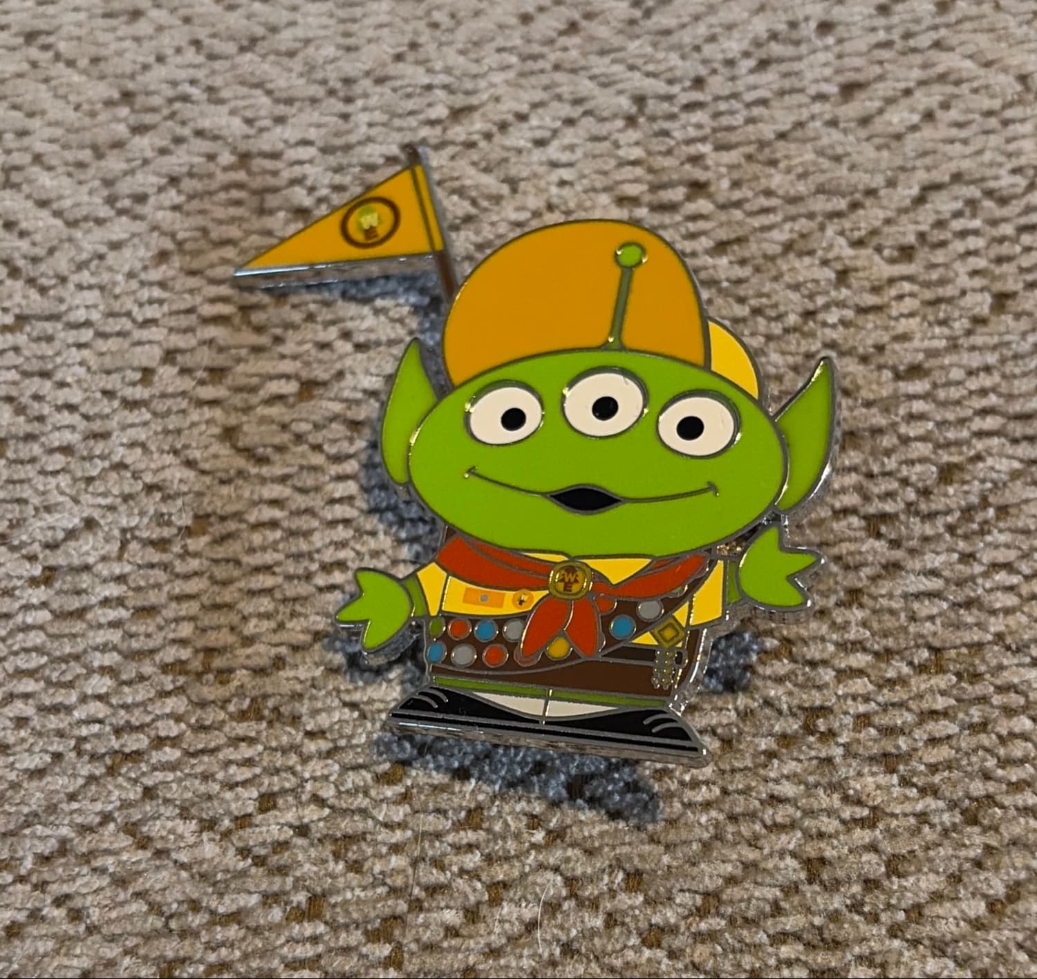 Disney Toy Story Alien Pixar Remix Pin - Russell - Up