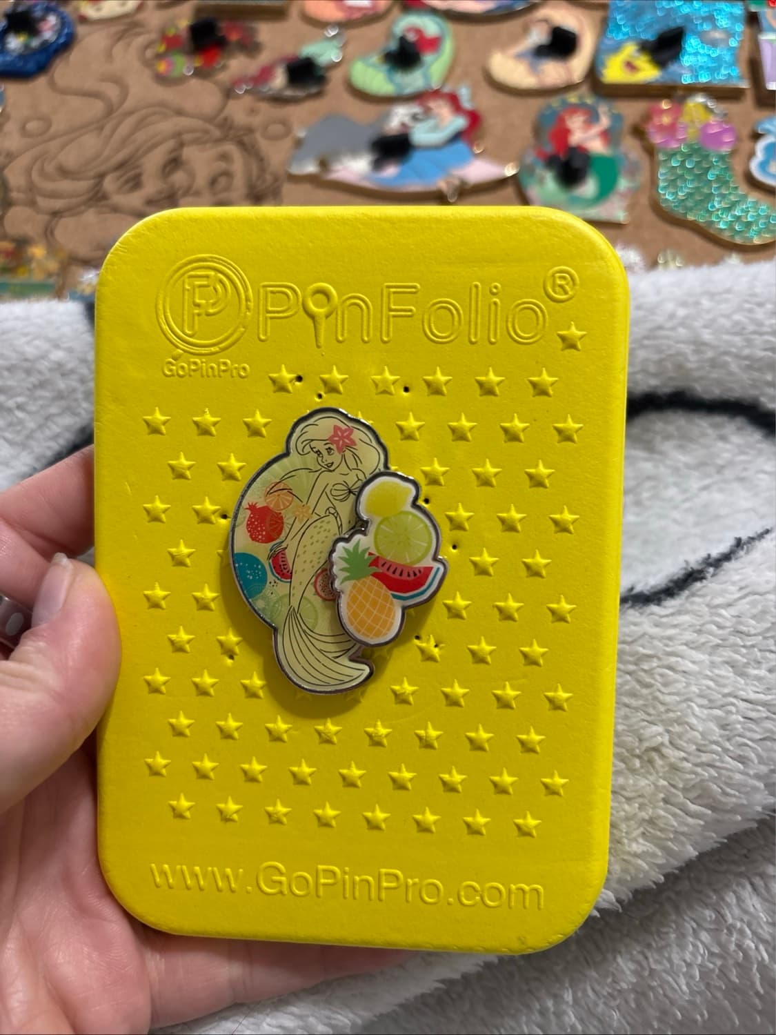 Vitamin Fruit Ariel Little Mermaid Pin