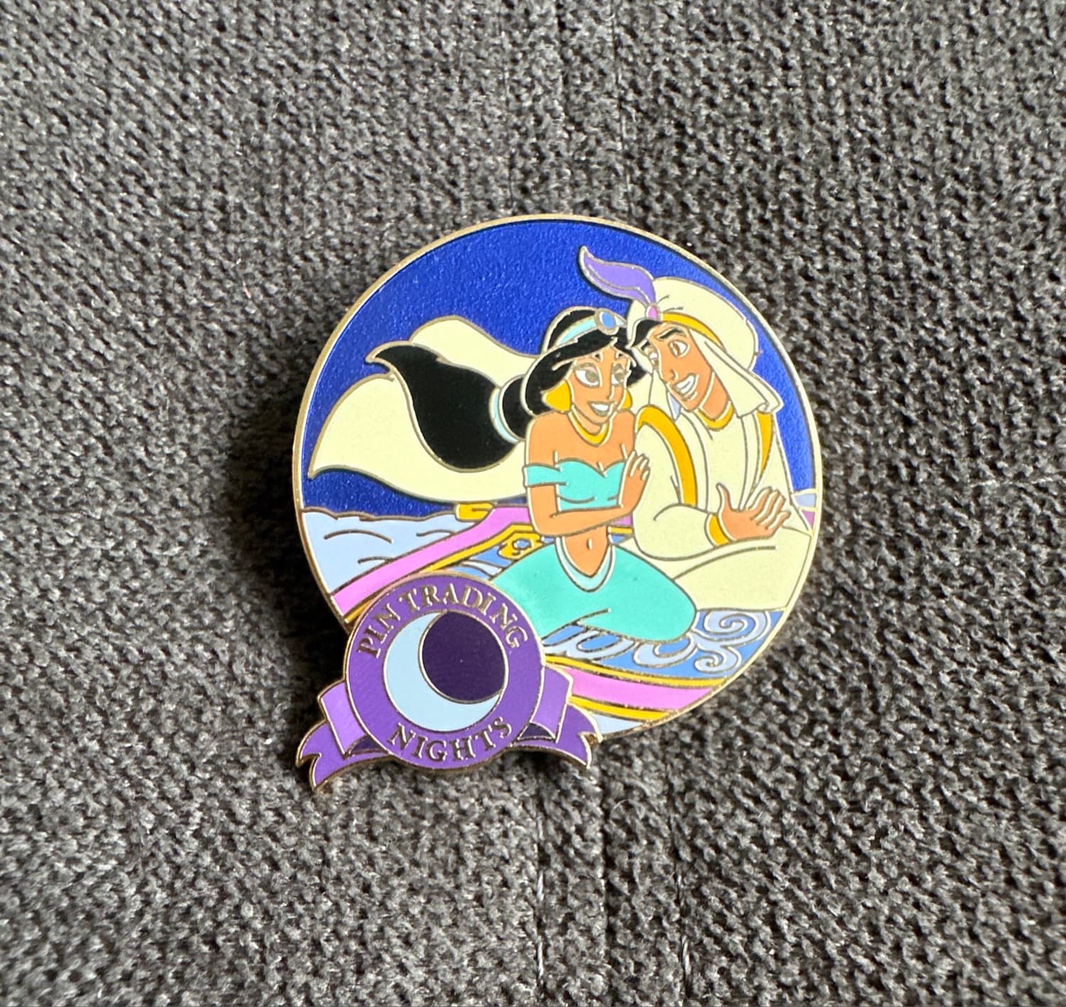 Aladdin Jasmine pin Trading Nights 2024 Disneyland LE 500 front