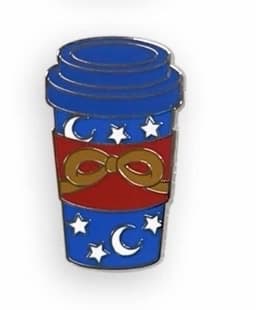 Sorcerer Mickey Fantasia Coffee Cup Pin