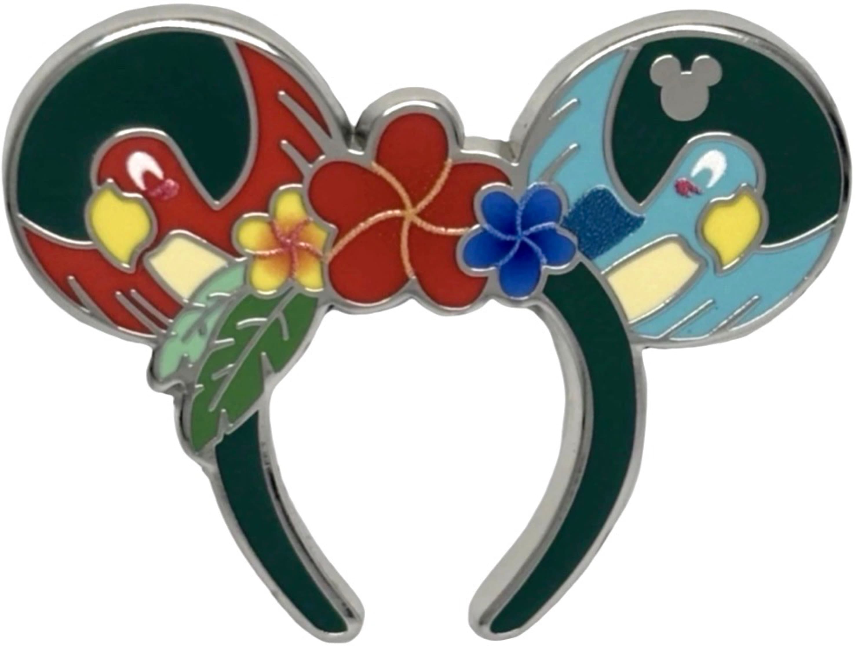 Enchanted Tiki Birds Ear Headband front