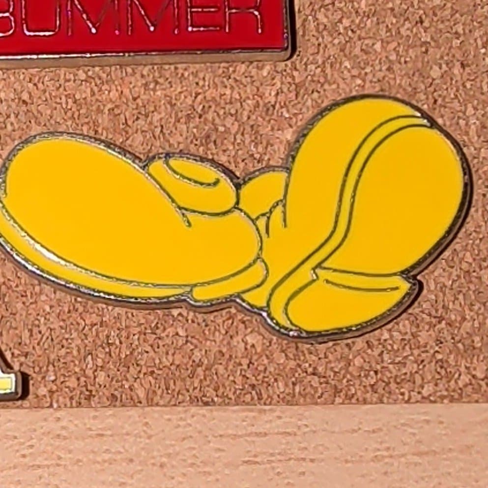 Yellow Mickey Shoes front