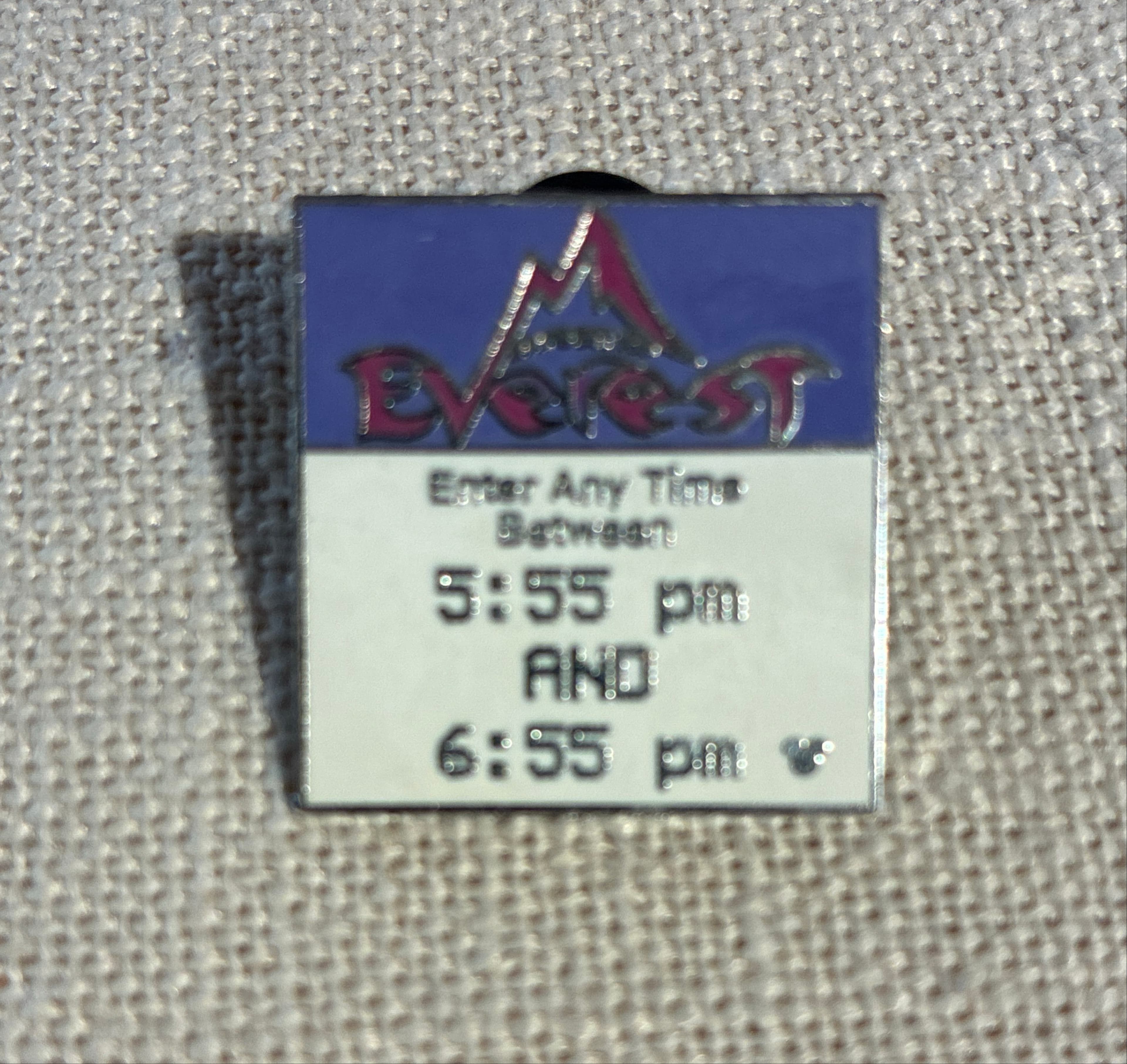 Expedition Everest - 2008 Hidden Mickey - FastPass Tickets