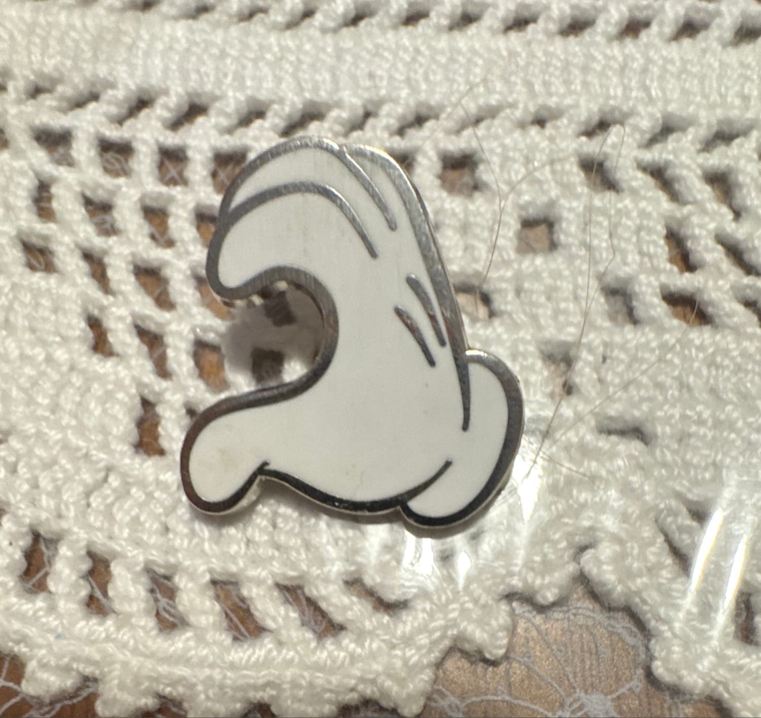 Mickey Mouse Glove Enamel Pin