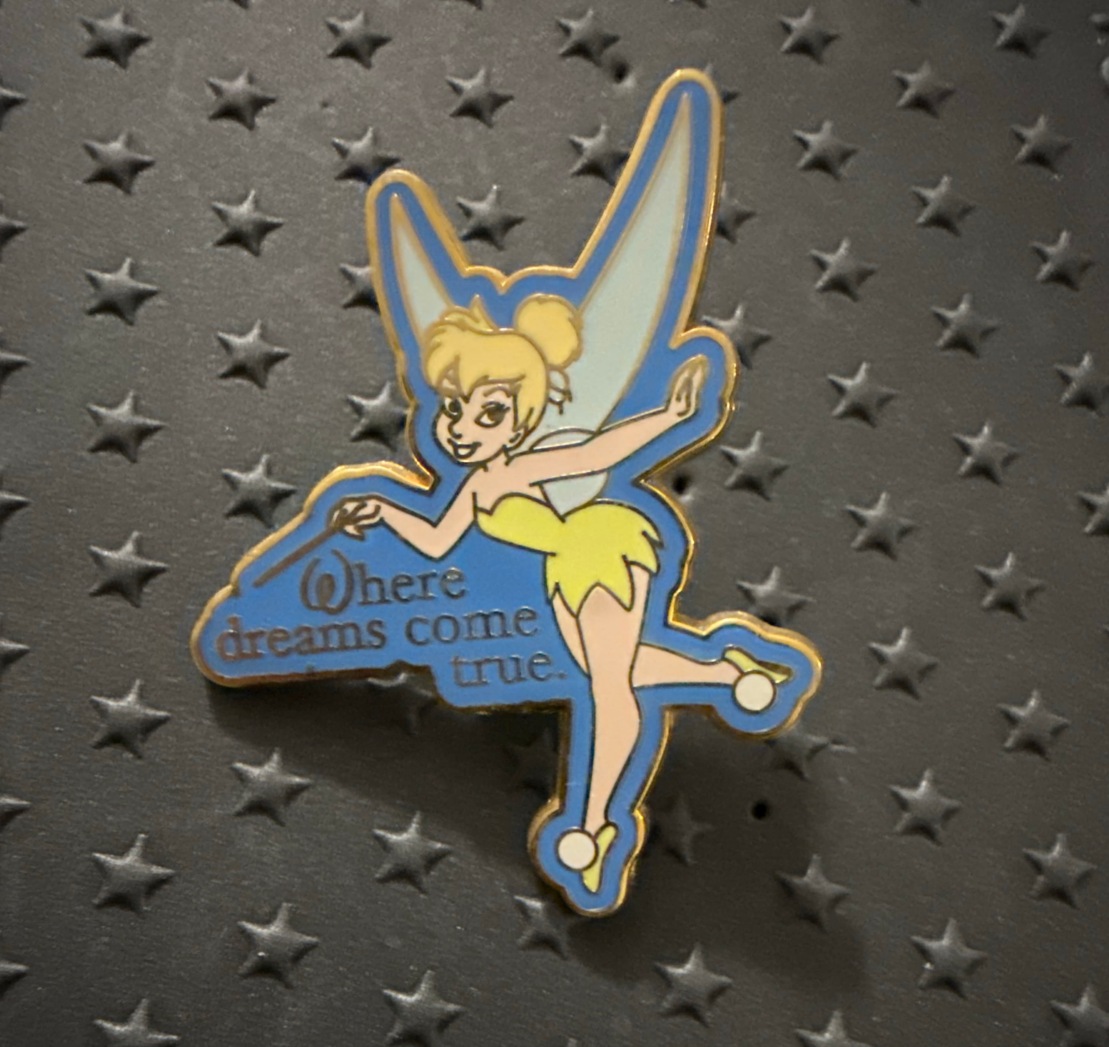 Tinker Bell - Where Dreams Come True - Pixie Dust Pin front