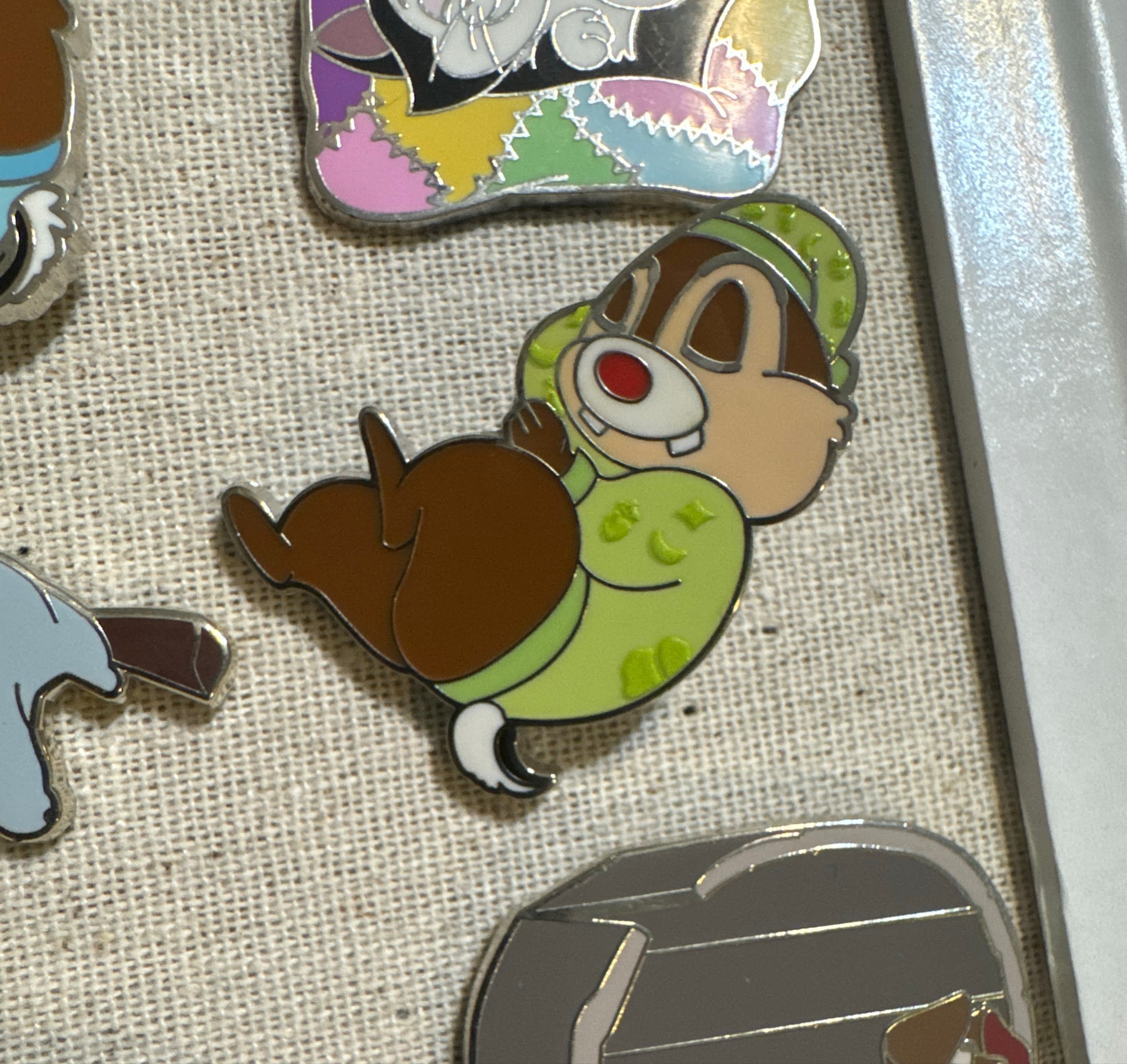 Sleeping Baby Dale Pin front