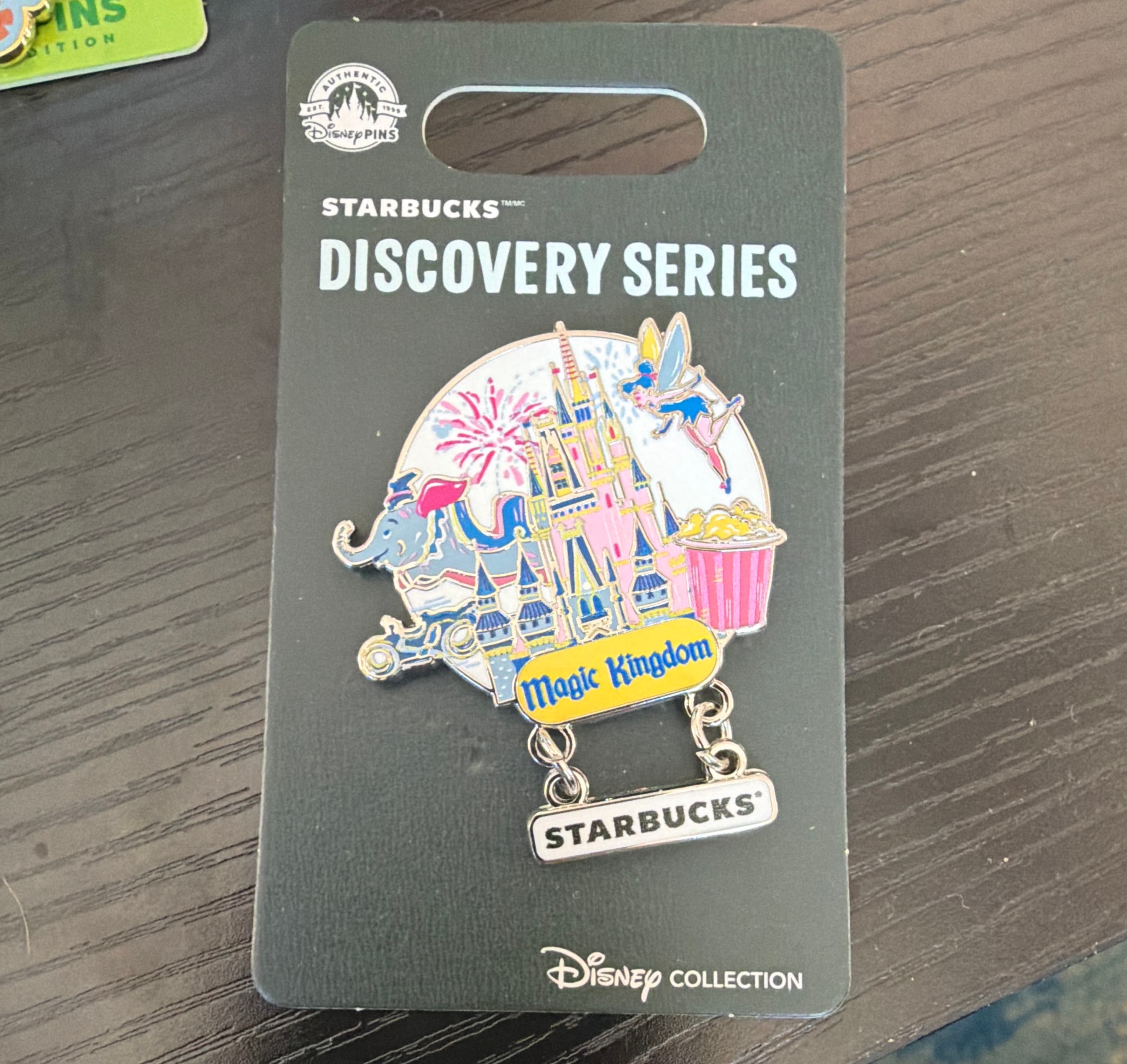 Magic Kingdom Starbucks Discovery Series Pin front