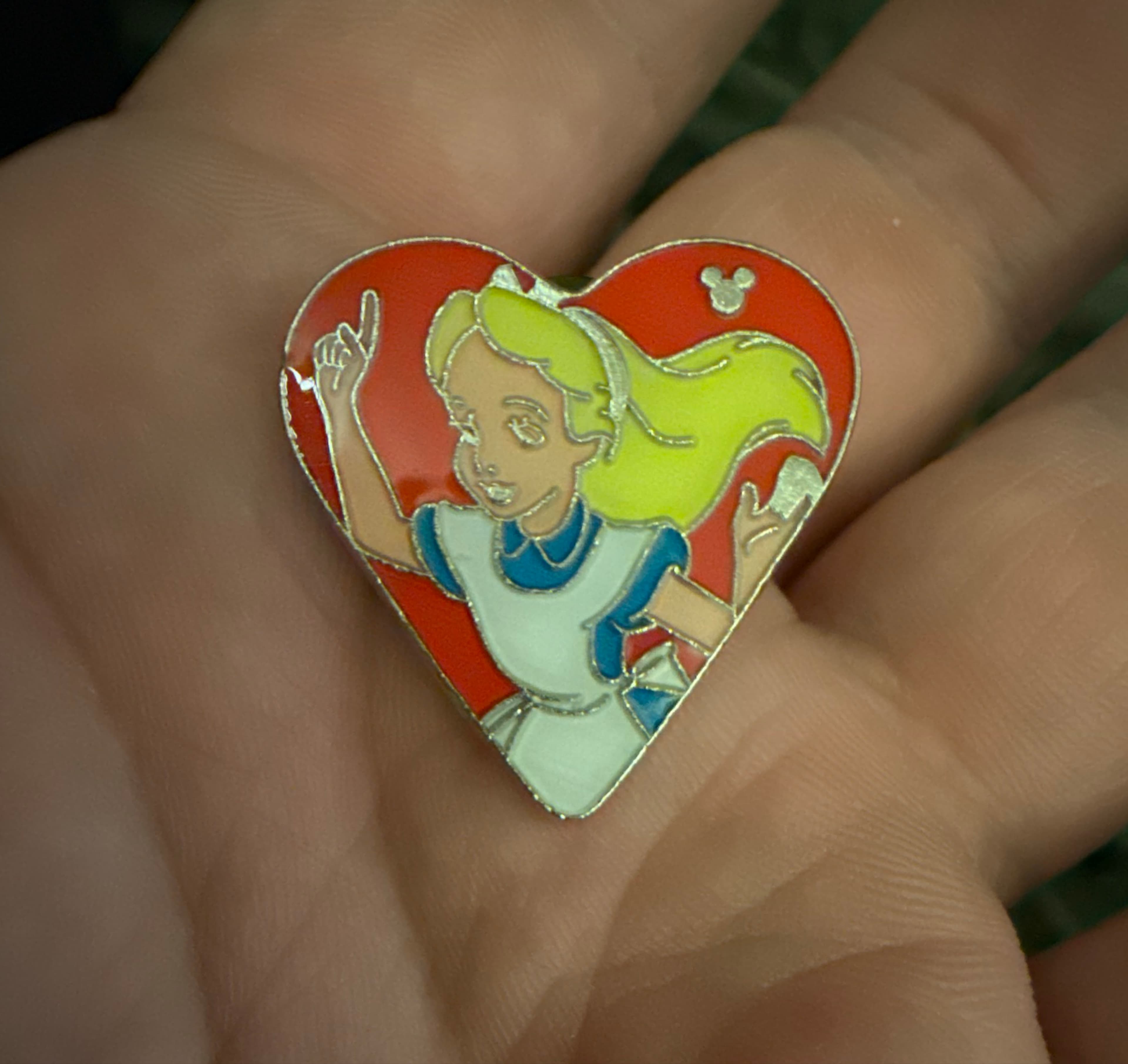 Alice Heart - Alice in Wonderland Card Suits - Hidden Mickey 2013