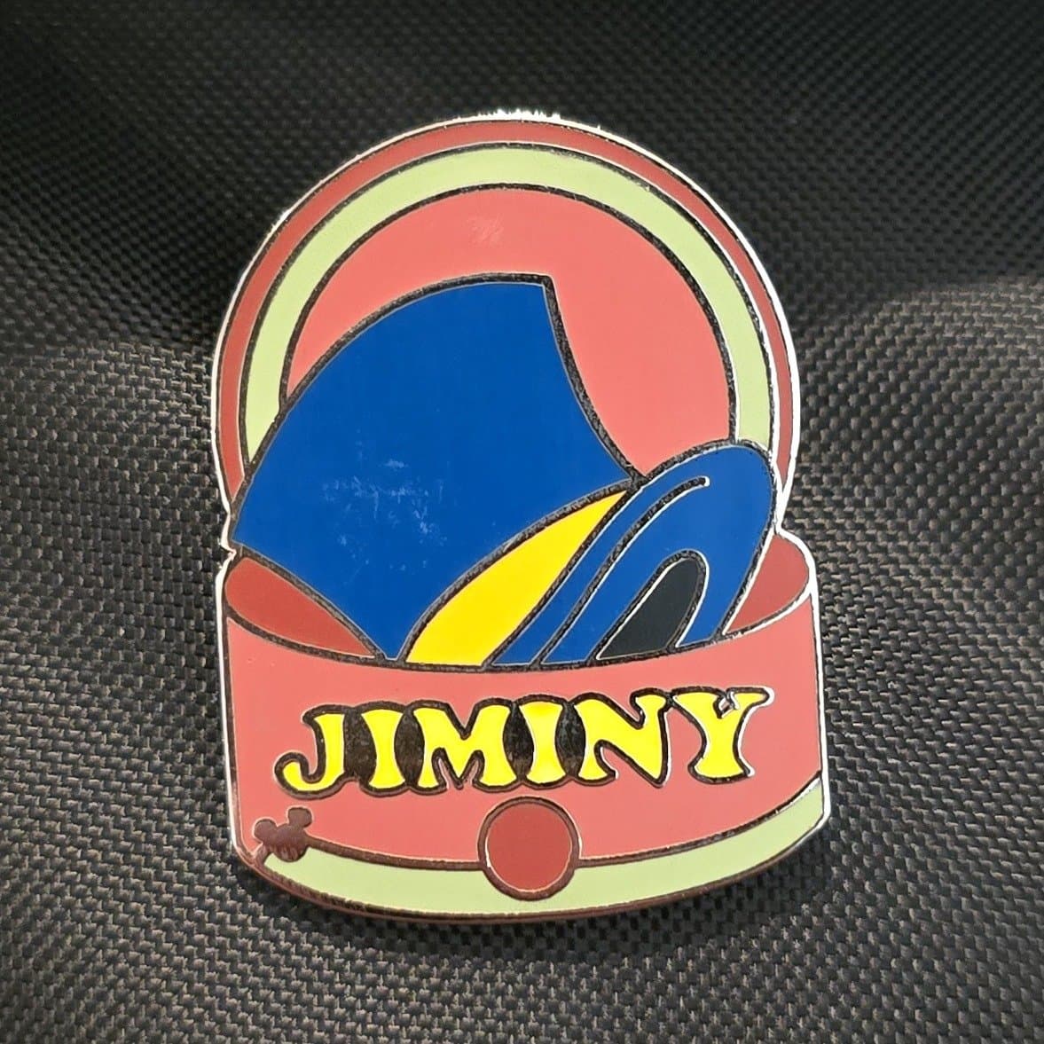 Jiminy Cricket's Hat in Hatbox Hidden Mickey Pin