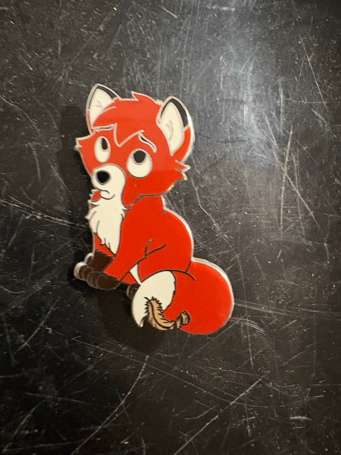 Tod - Sitting - The Fox and the Hound fantasy pin