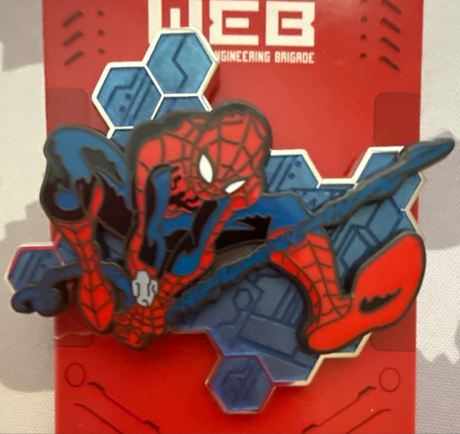The Amazing Spider-Man Pin front