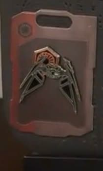 Star Wars First Order TIE Interceptor Pin Badge