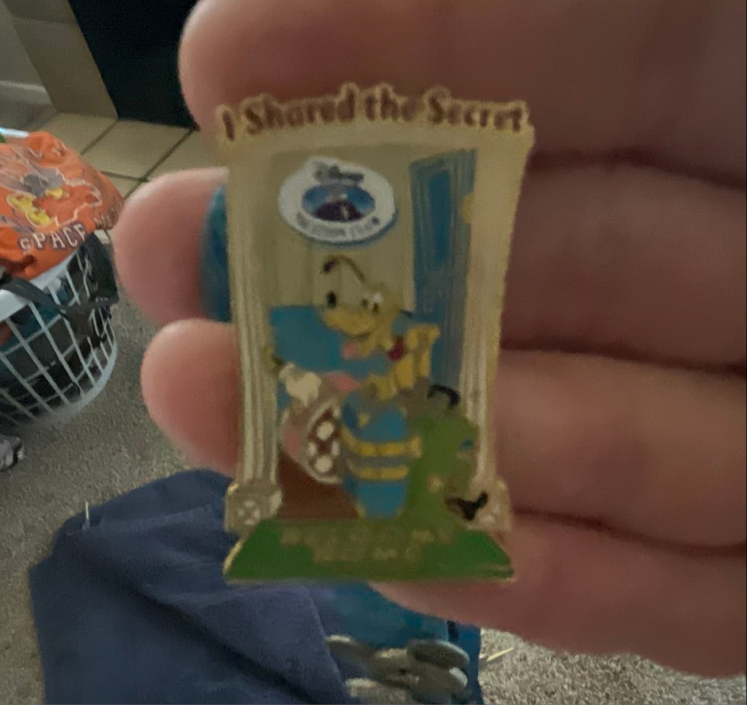 Dee Bee I Shared the Secret Pin Trading Club Doorway