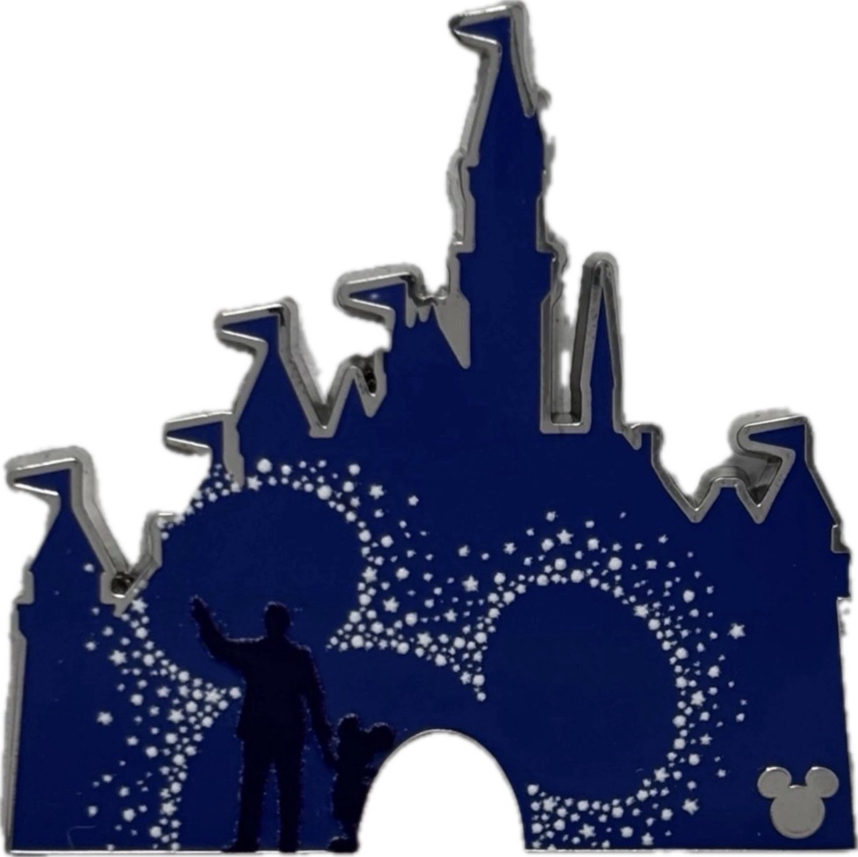 Walt and Mickey Partners Statue Sleeping Beauty Castle