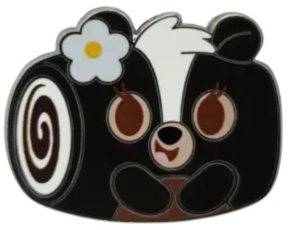 Flower the Skunk Chocolate Swiss Roll Munchling - Bambi front