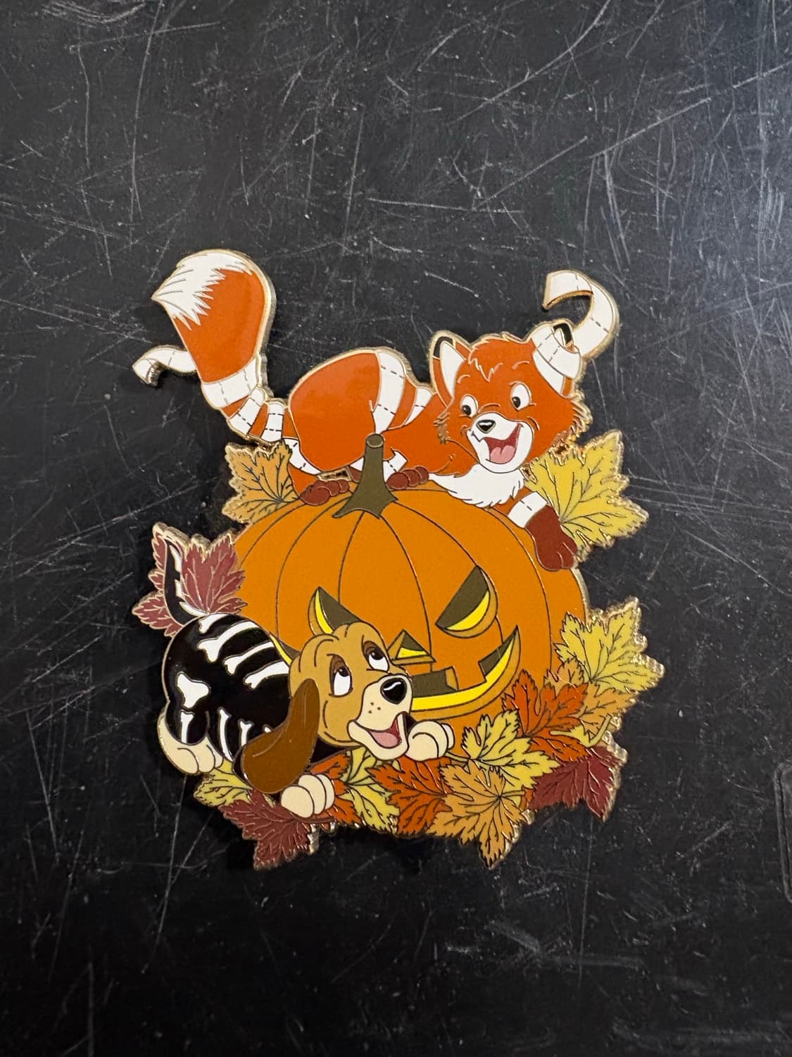 The Fox and The Hound Tod and Copper Halloween Pumpkin fantasy