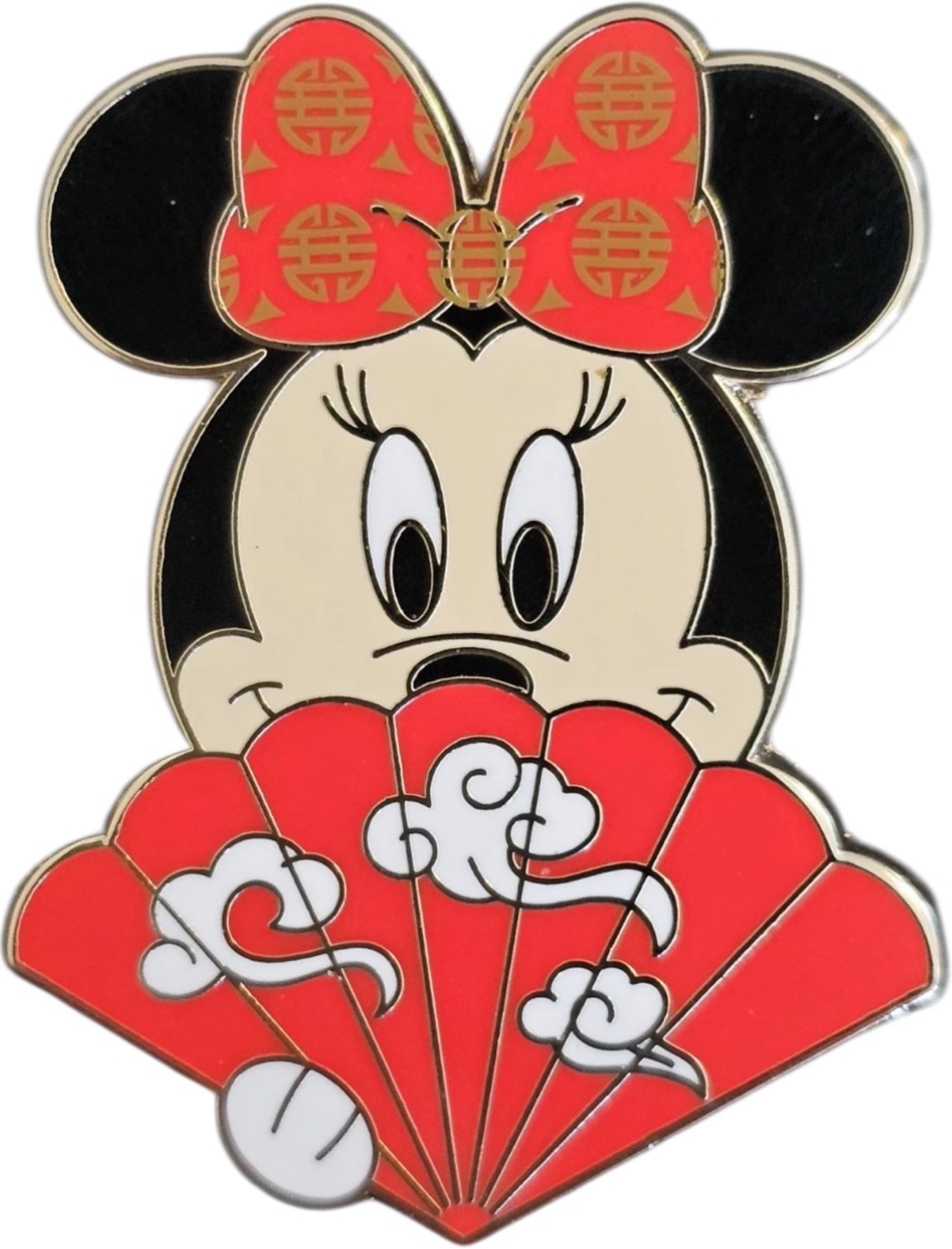Minnie Mouse Folding Fan front