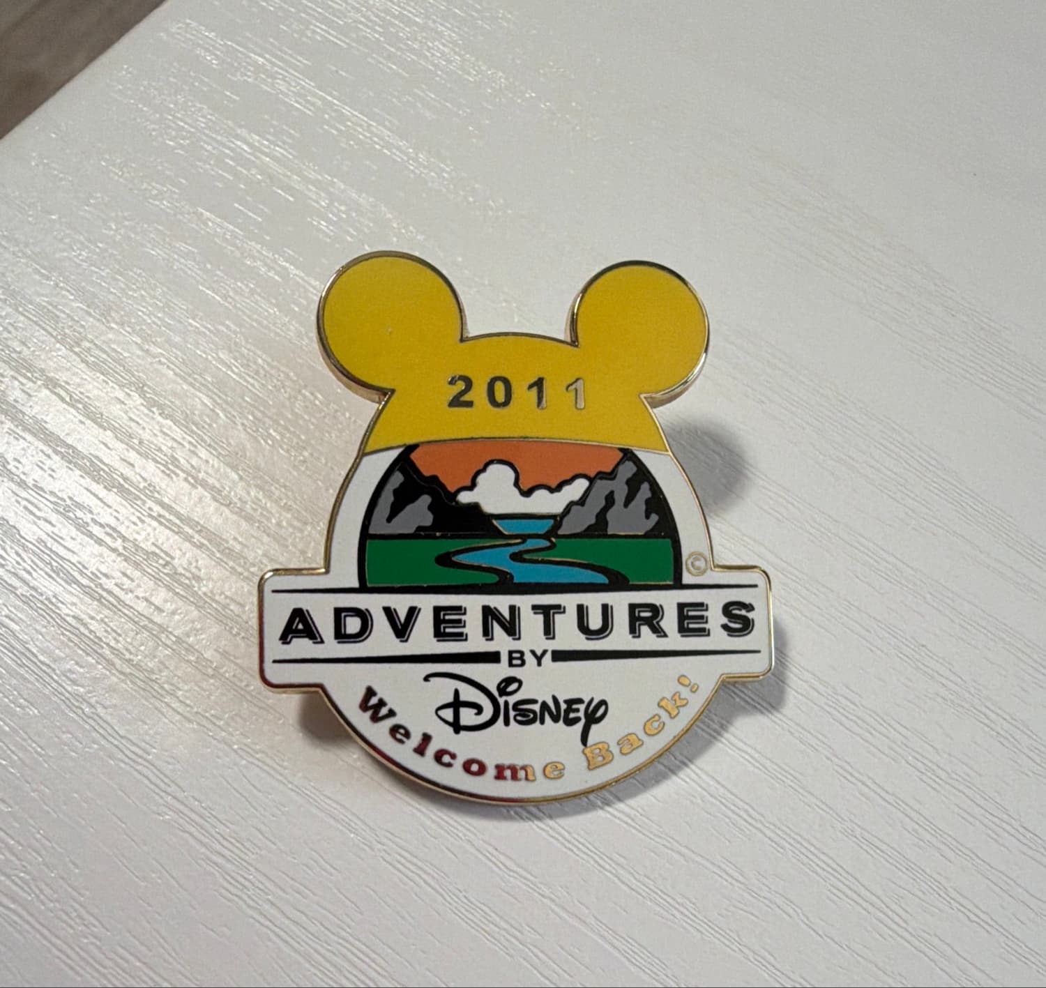 Adventures by Disney 2011 Welcome Back Return Adventurer Pin