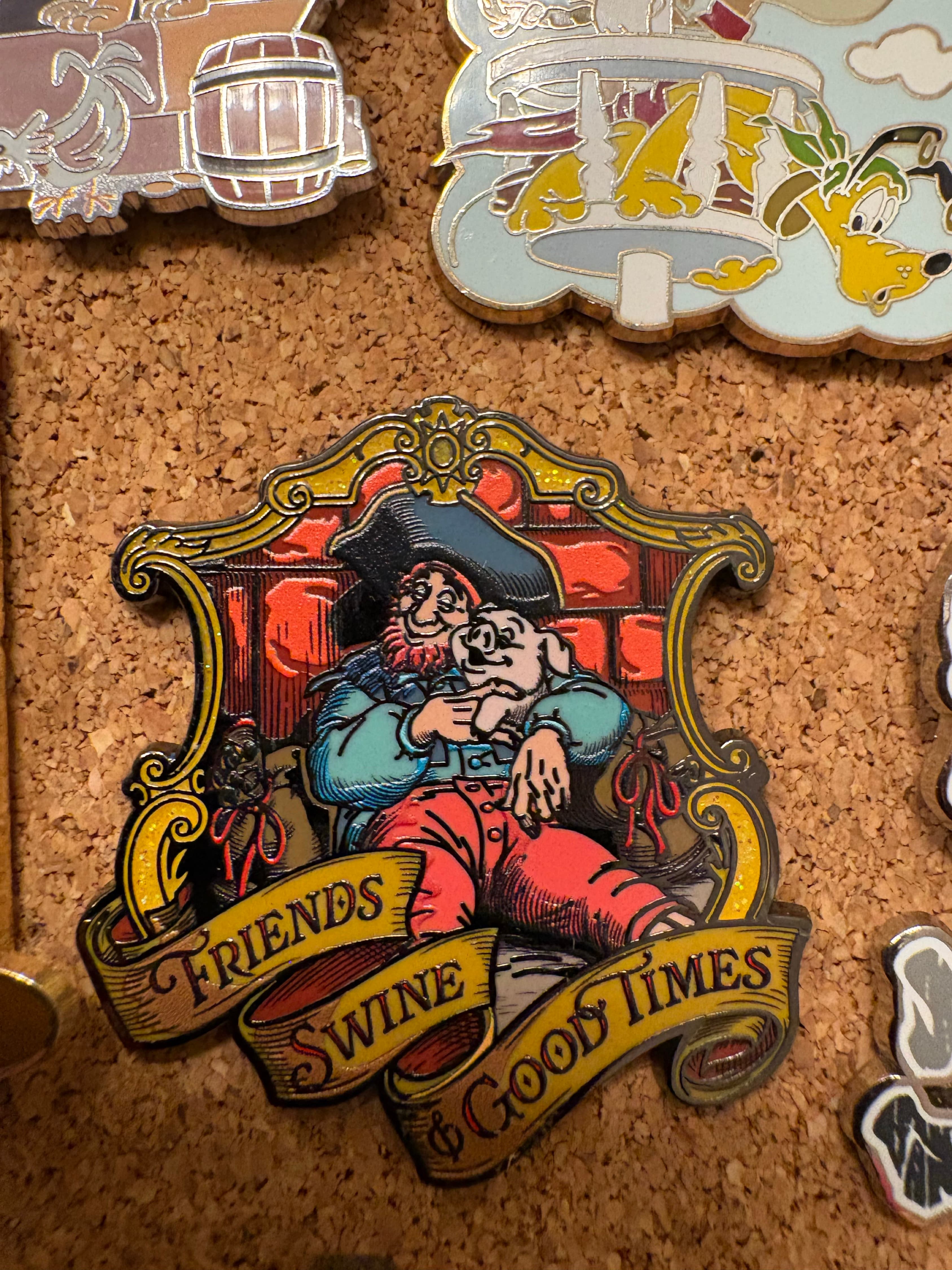 Friends, Swine & Good Times - Pirates of the Caribbean Traditional Tattoo Collection front