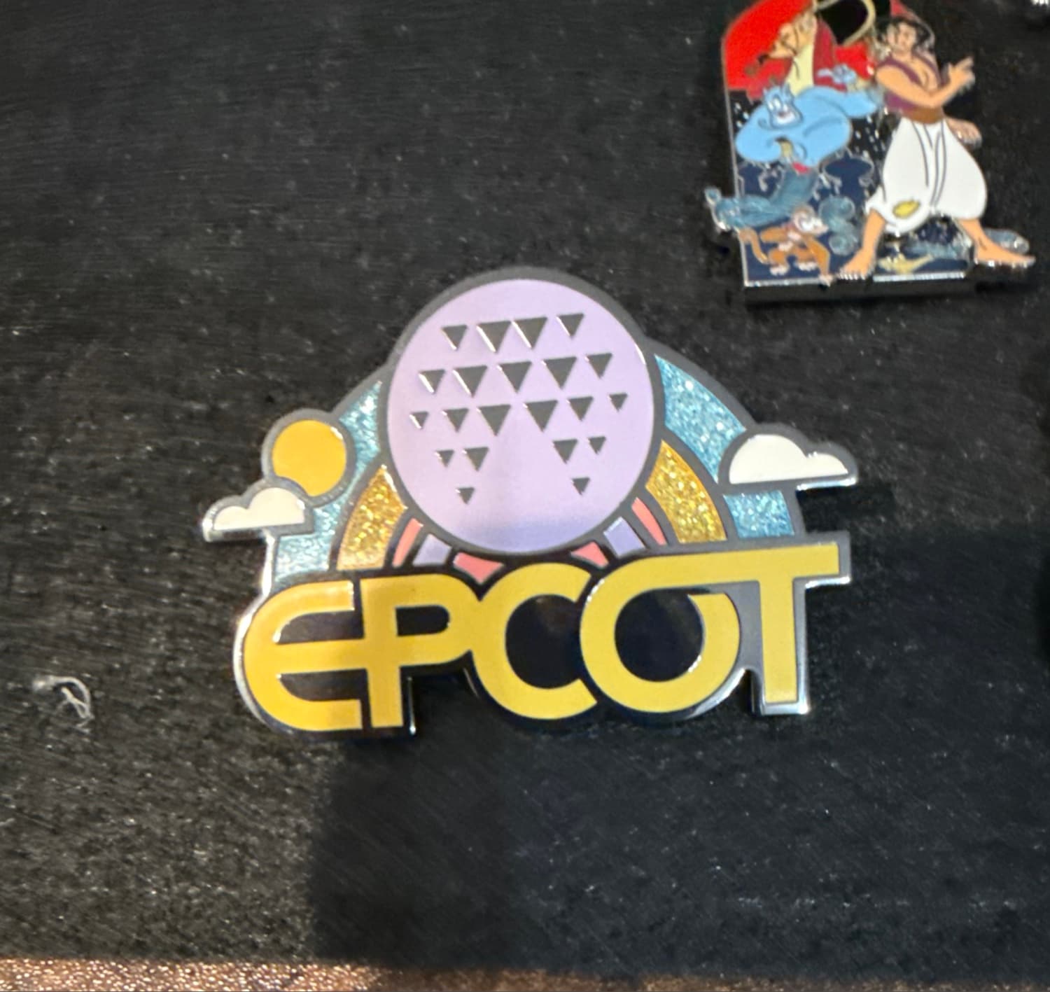 Disney Parks EPCOT Spaceship Earth Rainbow Pin