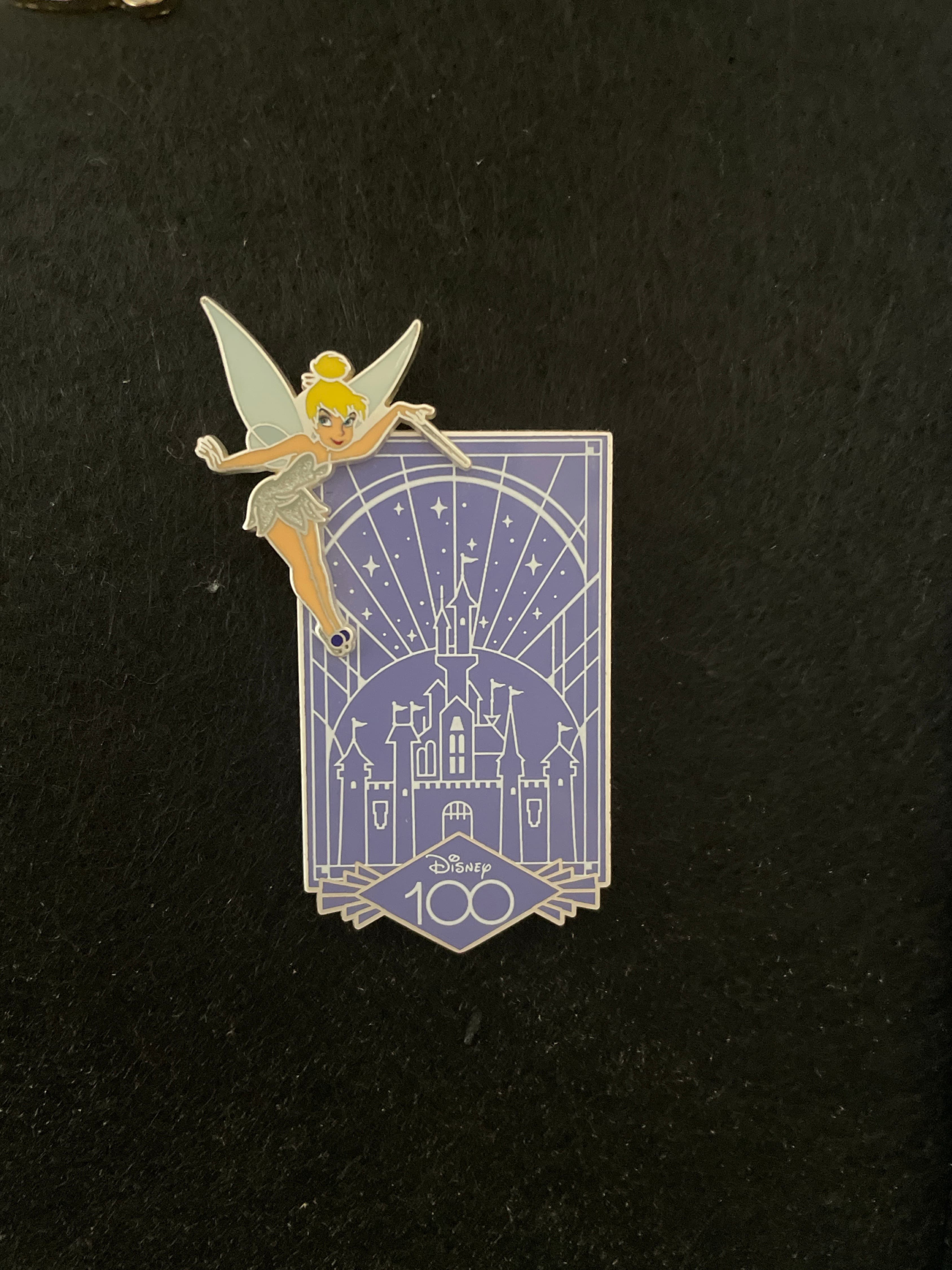 Tinker Bell Castle Disney 100 Years Of Wonder Pin front