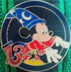 Sorcerer Mickey Mouse Pin - Walt Disney World - 2013 front