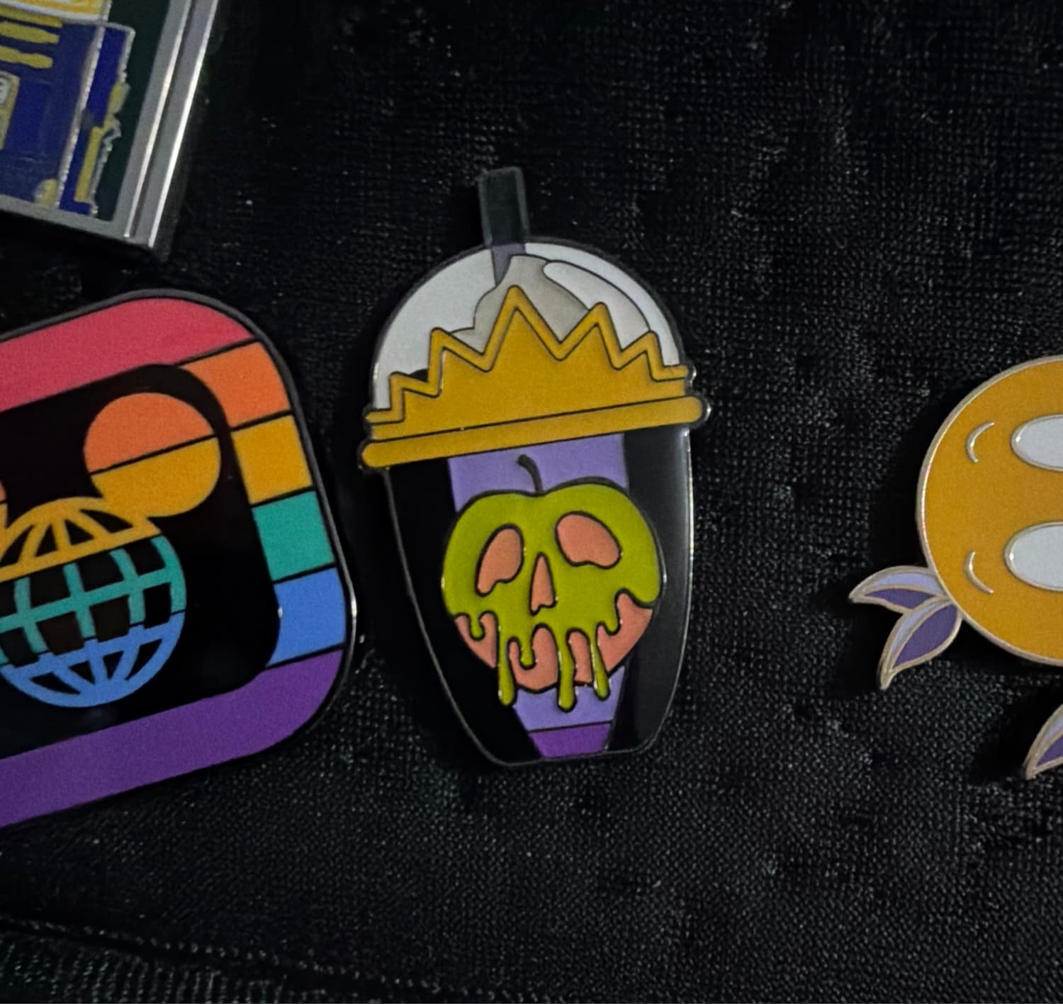 Poisoned Apple Boba Tea Pin