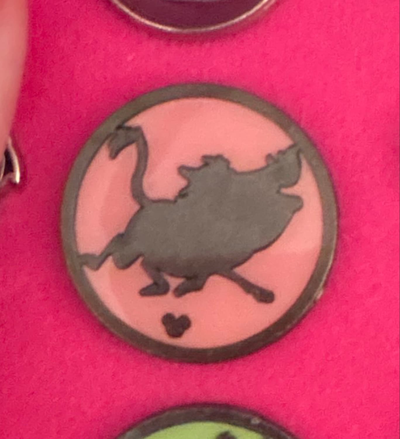 Pumbaa Silhouette Hidden Mickey - The Lion King