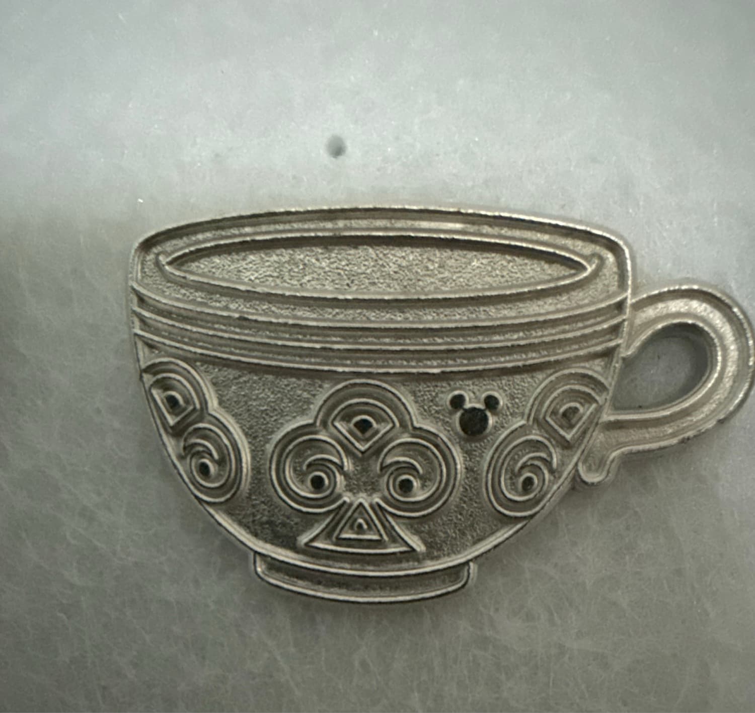 2015 Hidden Mickey - Mad Tea Party Teacups - Silver Chaser front