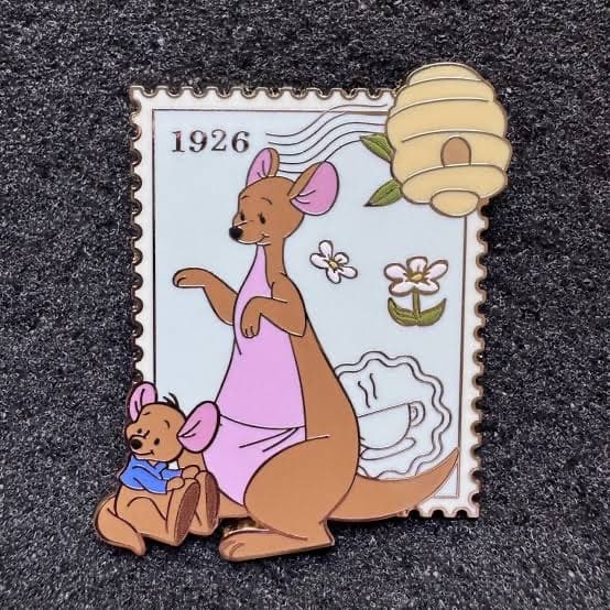 Kanga and Roo - Disney Winnie the Pooh Character Stamp Blind Box Enamel Pin