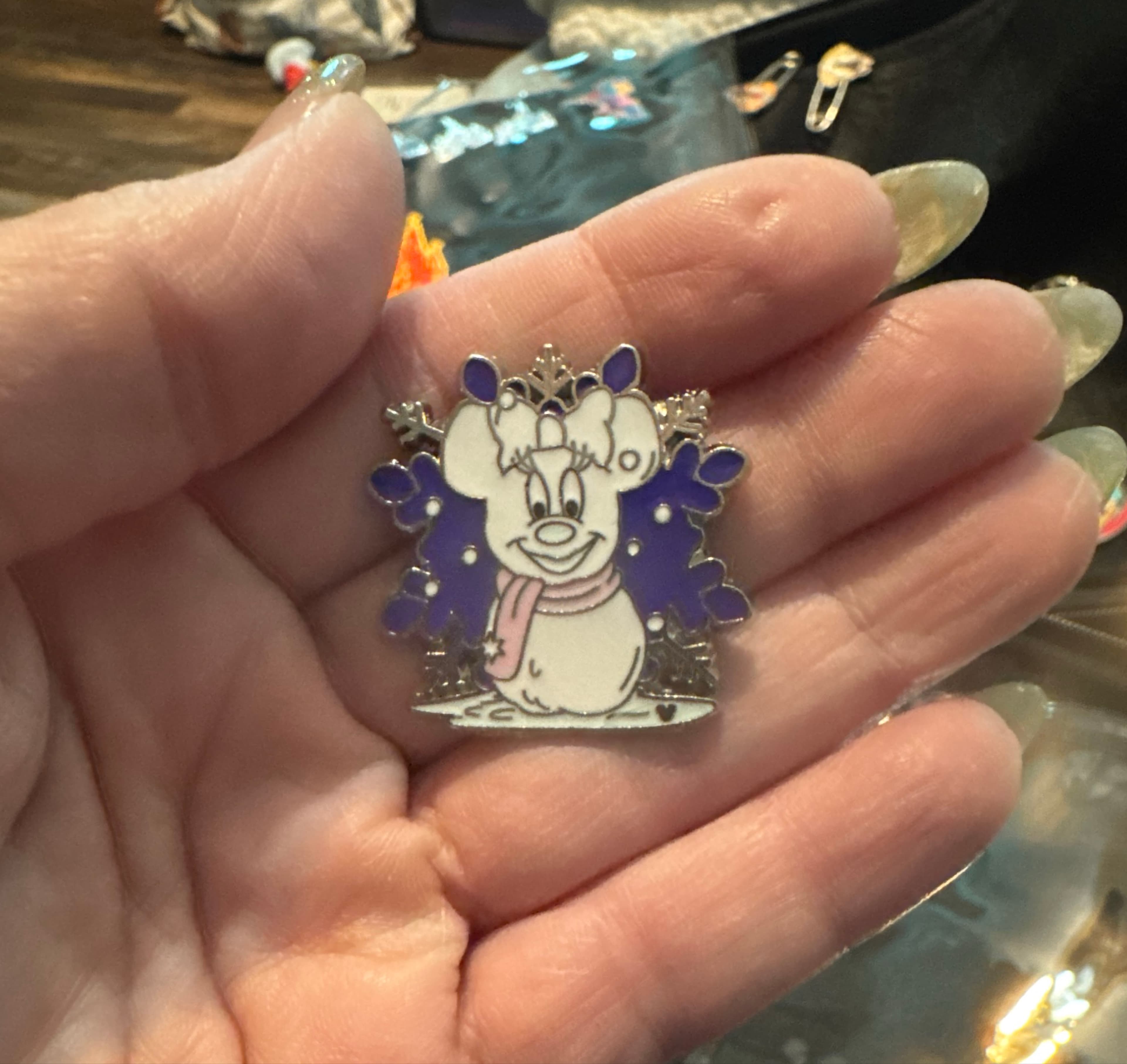 Hidden Mickey 2007 - Snowman Snowflake Set 12