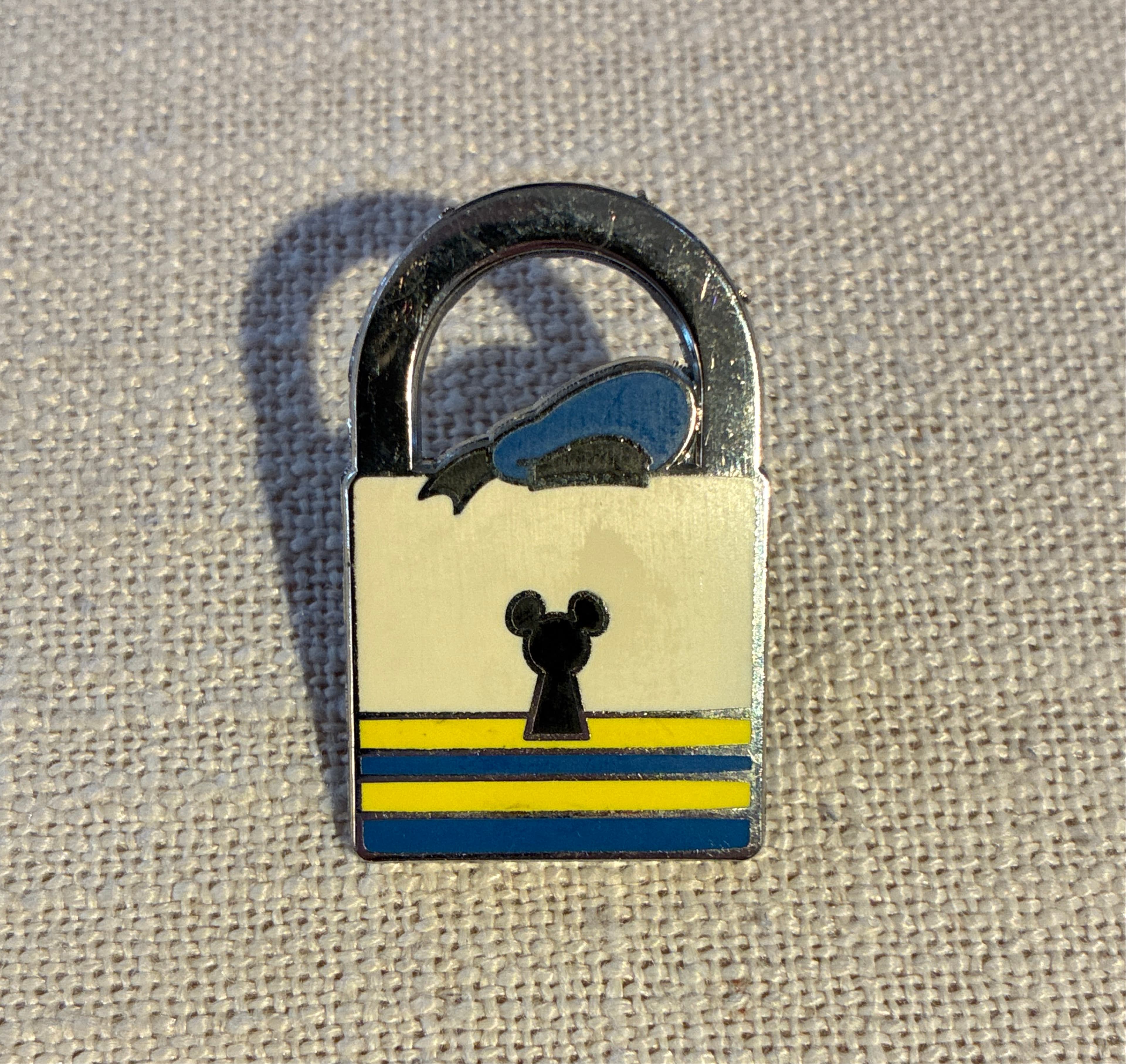 Blue Bird Lock - Hidden Mickey front