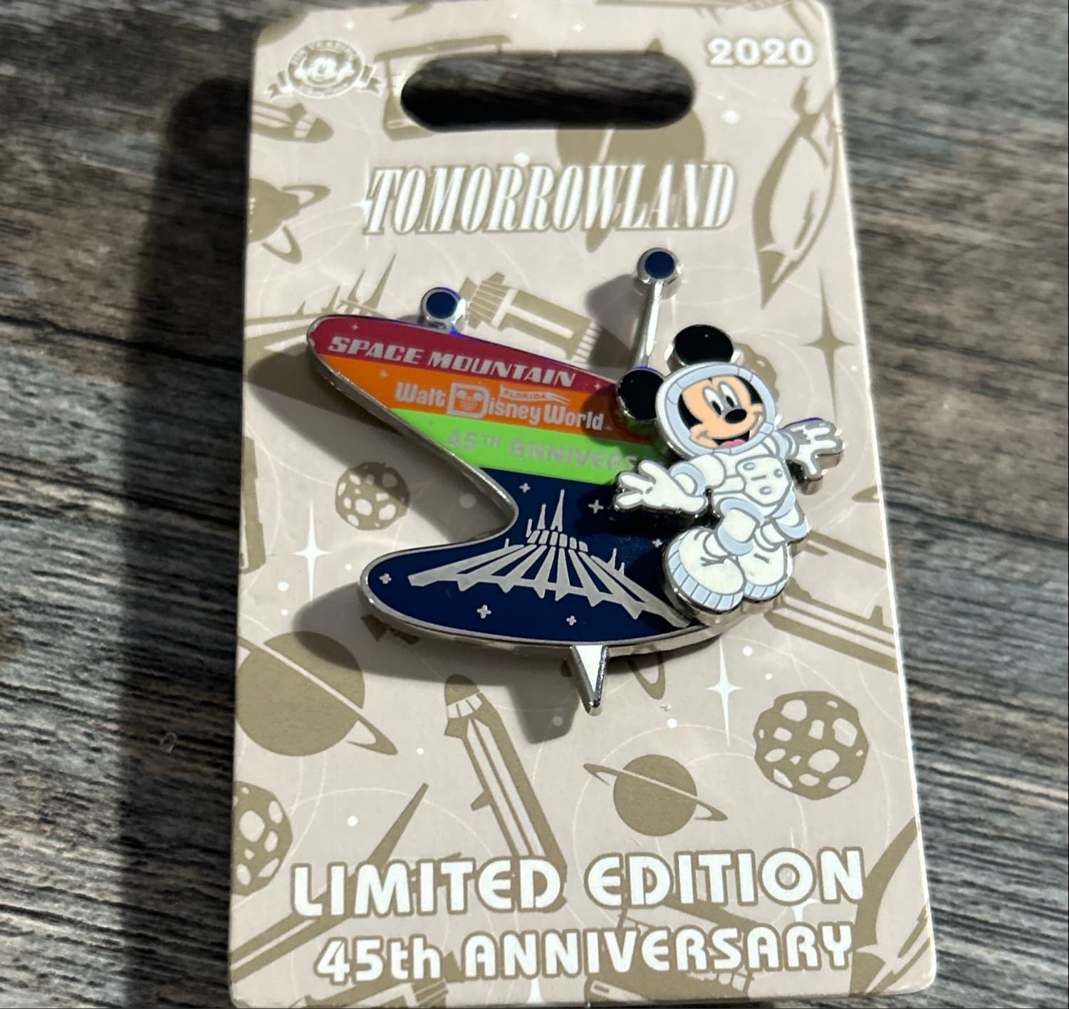 Space Mountain 45th Anniversary - Astronaut Mickey Mouse front