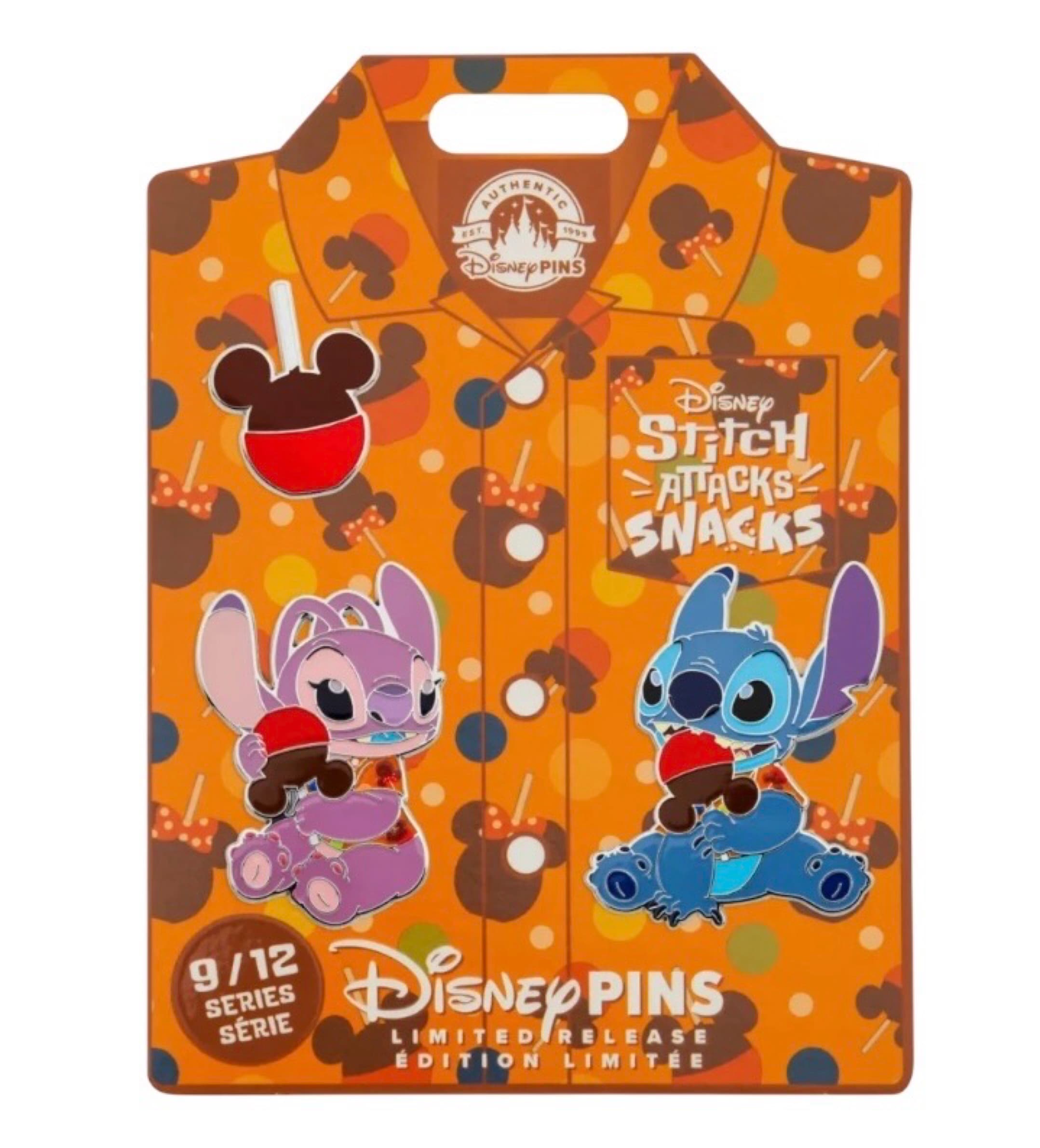 Stitch and Angel with Candy Apple Set - September front