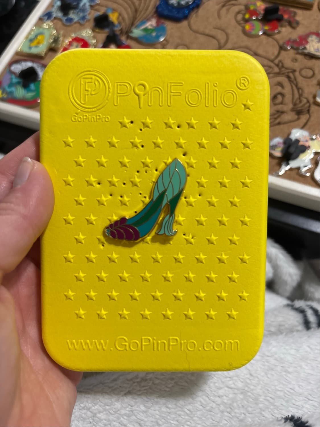 Ariel The Little Mermaid High Heel Shoe Slipper Pin