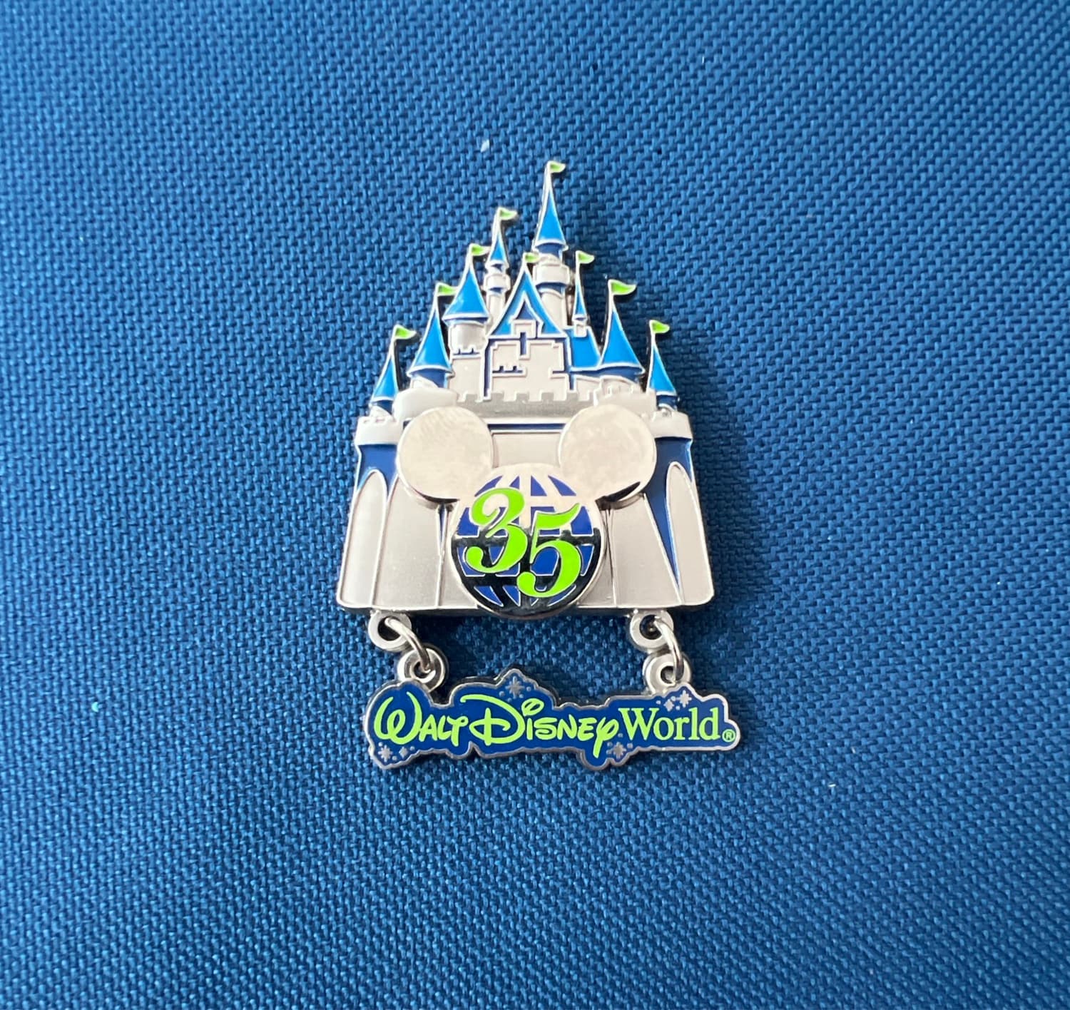 Cinderella's Castle 35th Anniversary Dangle Pin