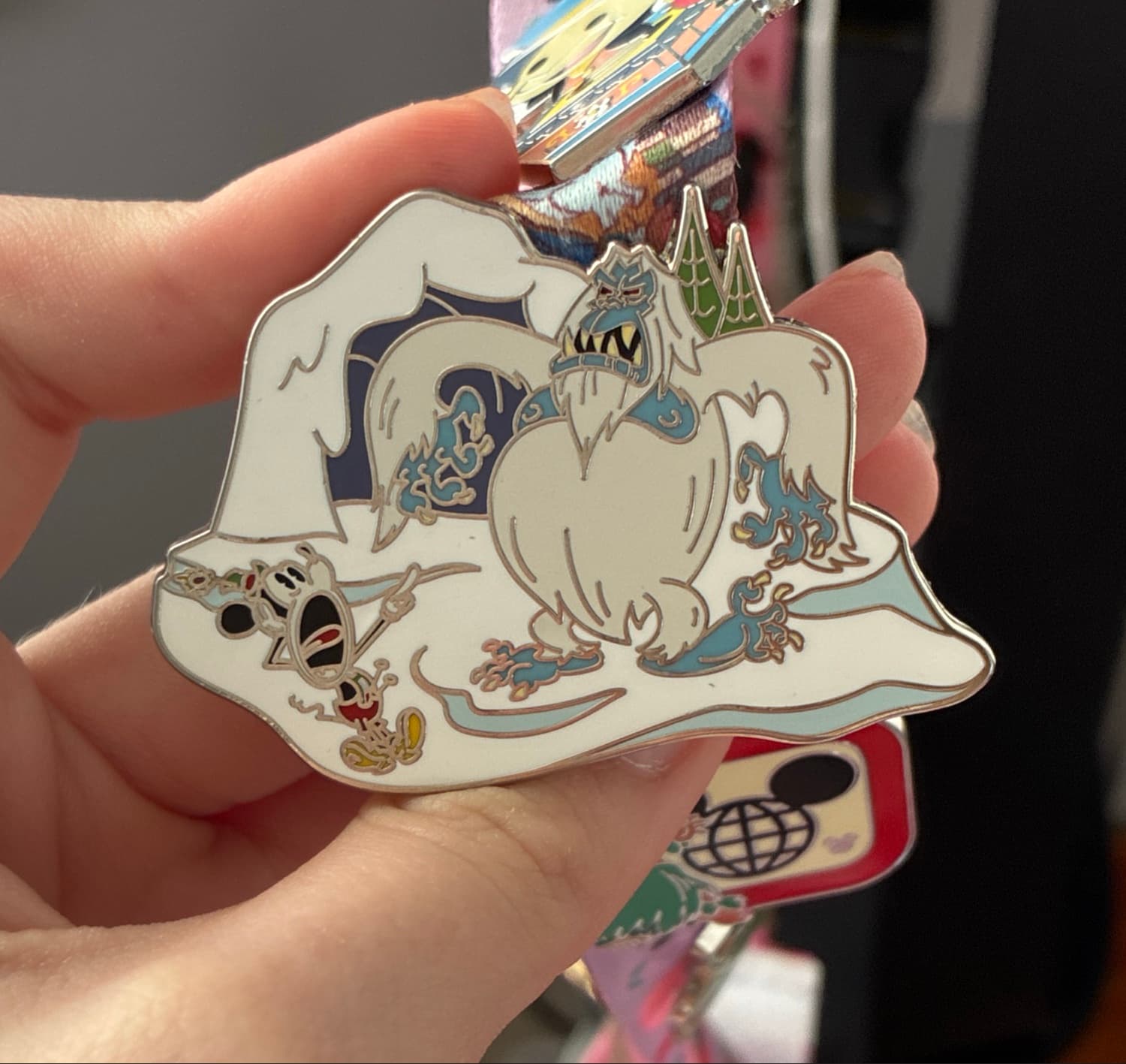 Expedition Everest Yeti Scares Mickey Pin